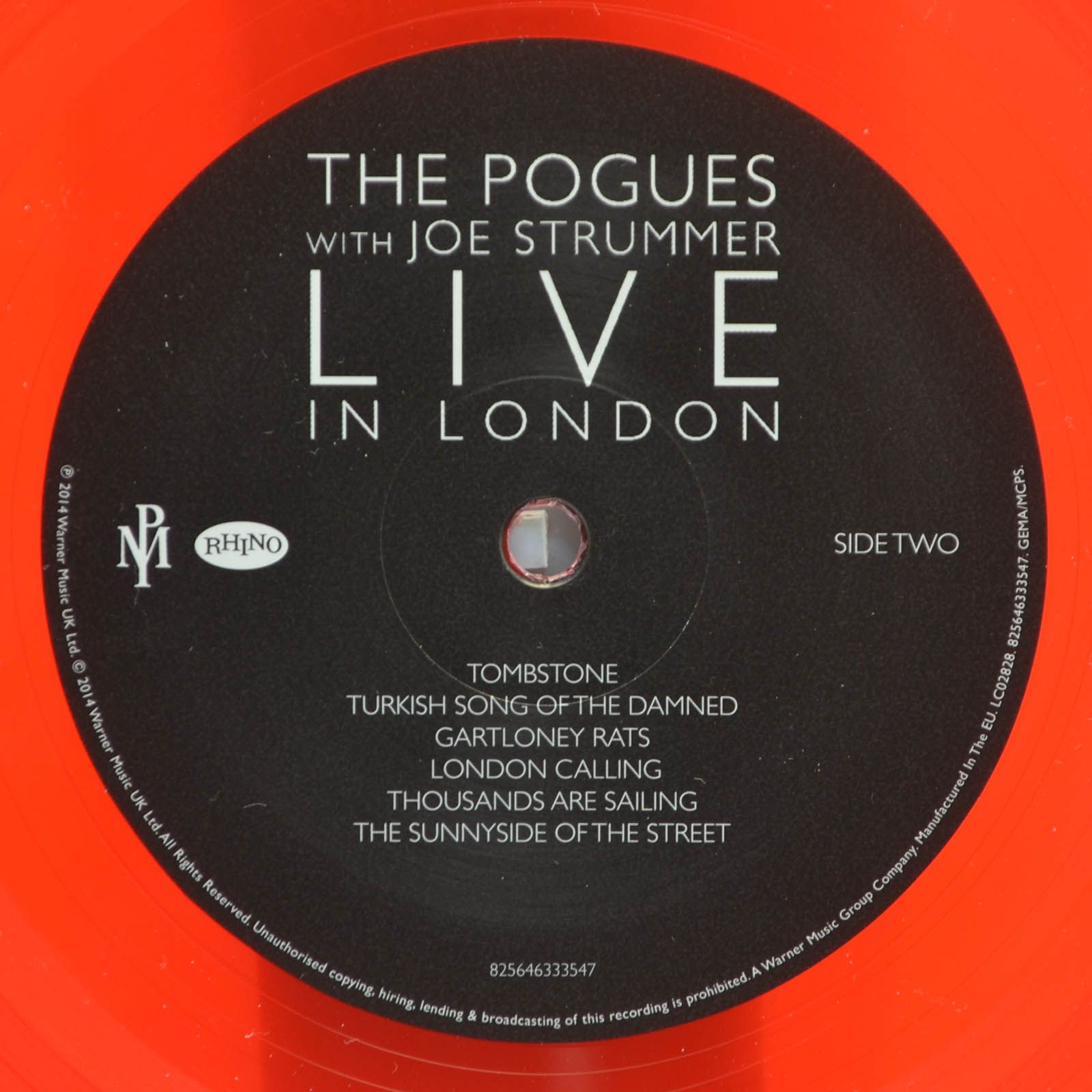 Виниловая пластинка Pogues With Joe Strummer — Live In London (2LP), 2018
