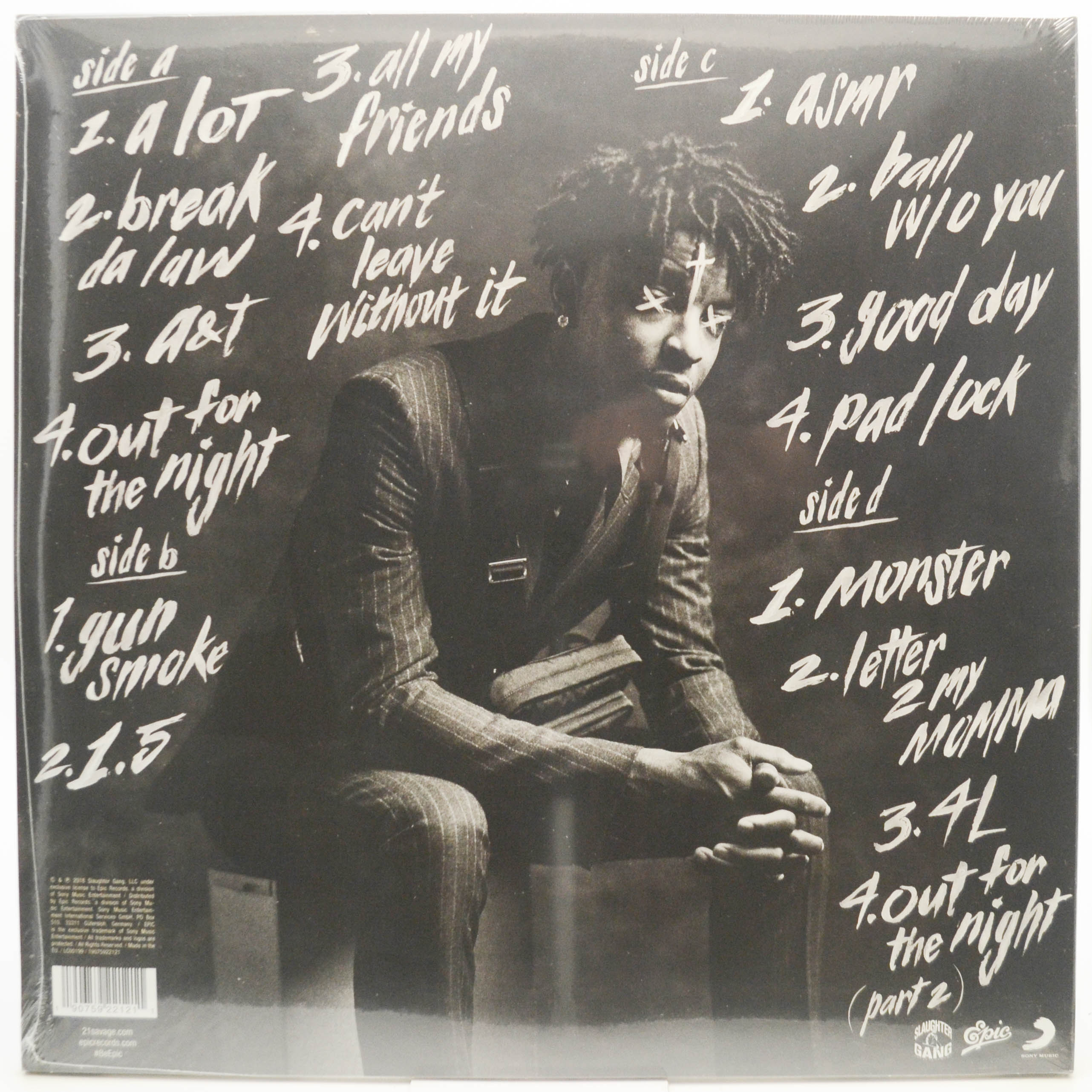 Виниловая пластинка 21 Savage — I Am > I Was (2LP), 2018