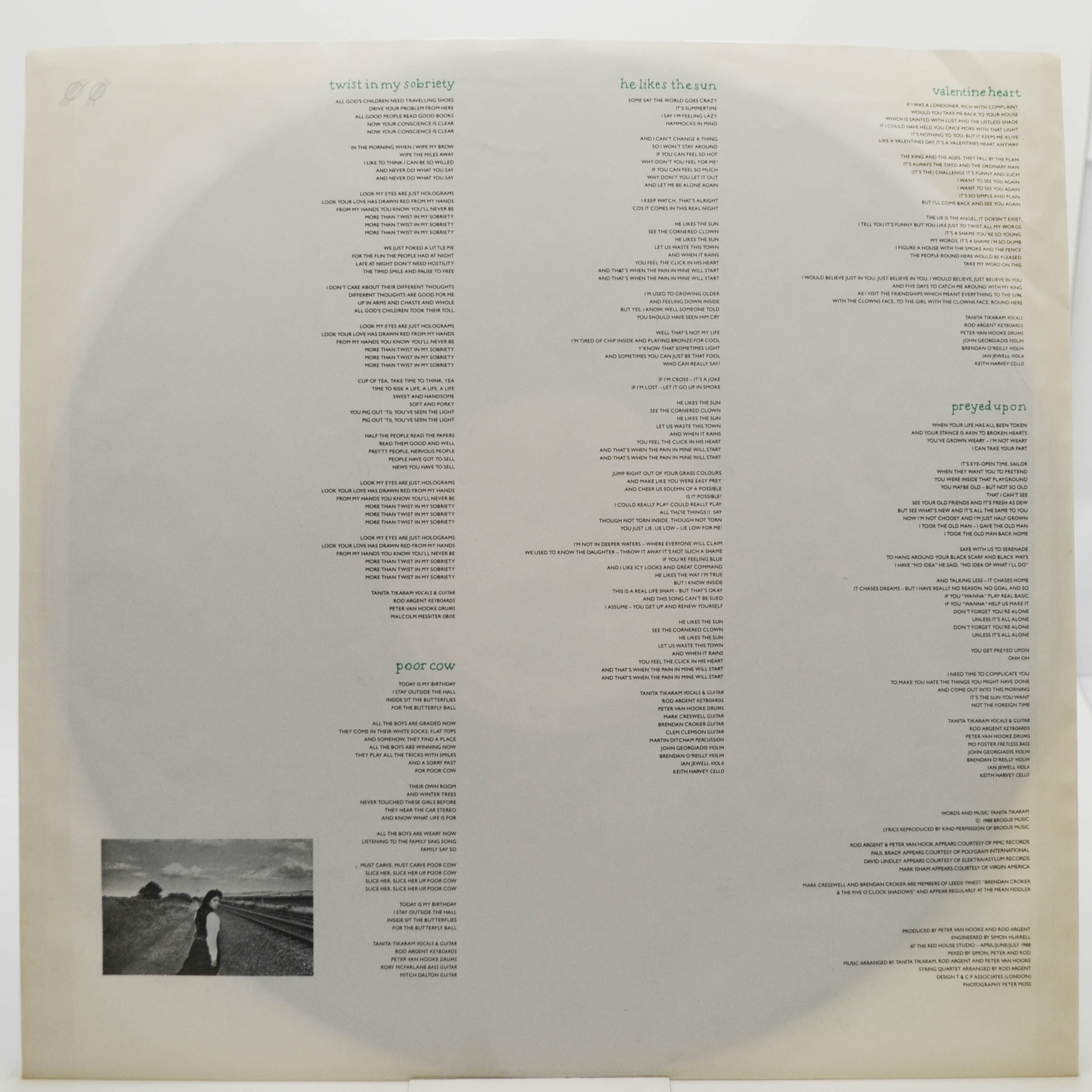 Виниловая пластинка Tanita Tikaram — Ancient Heart, 1988