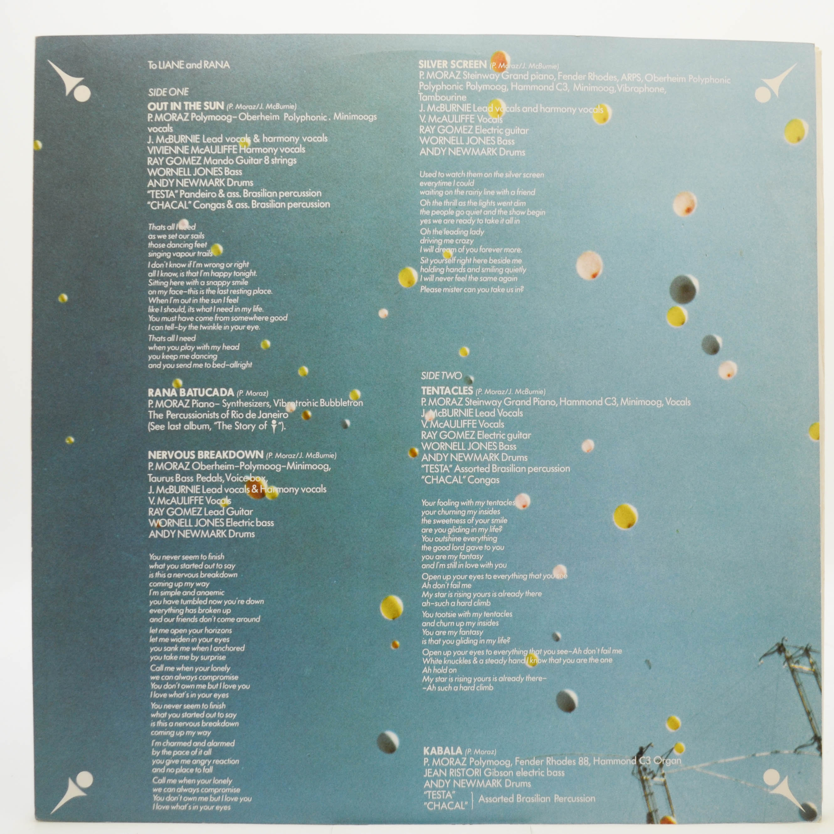 Patrick Moraz — Out In The Sun, 1977