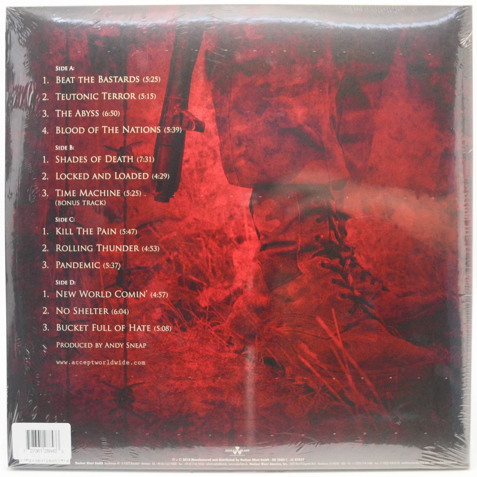 Accept — Blood Of The Nations (2LP), 2010