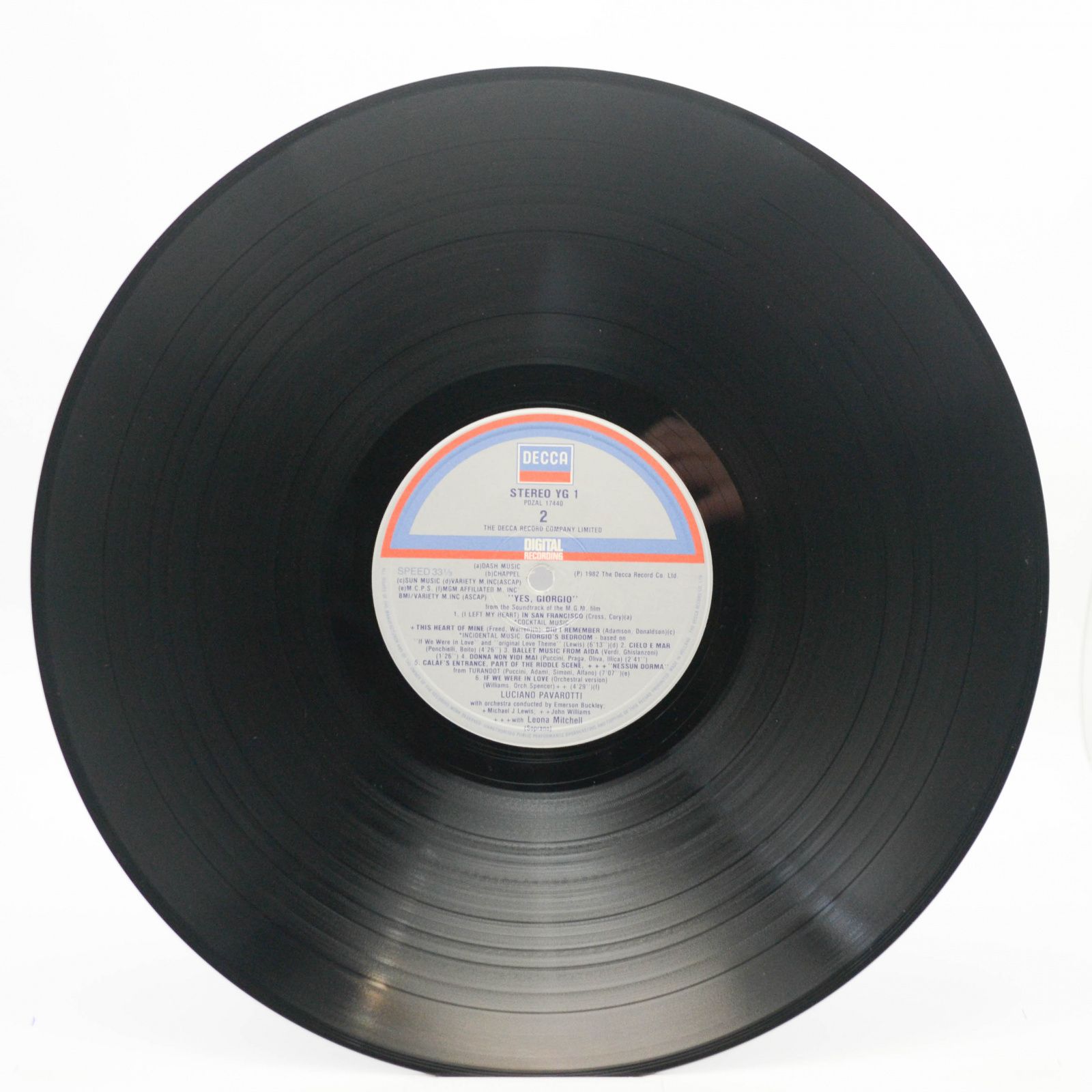 Luciano Pavarotti — Yes, Giorgio, 1982