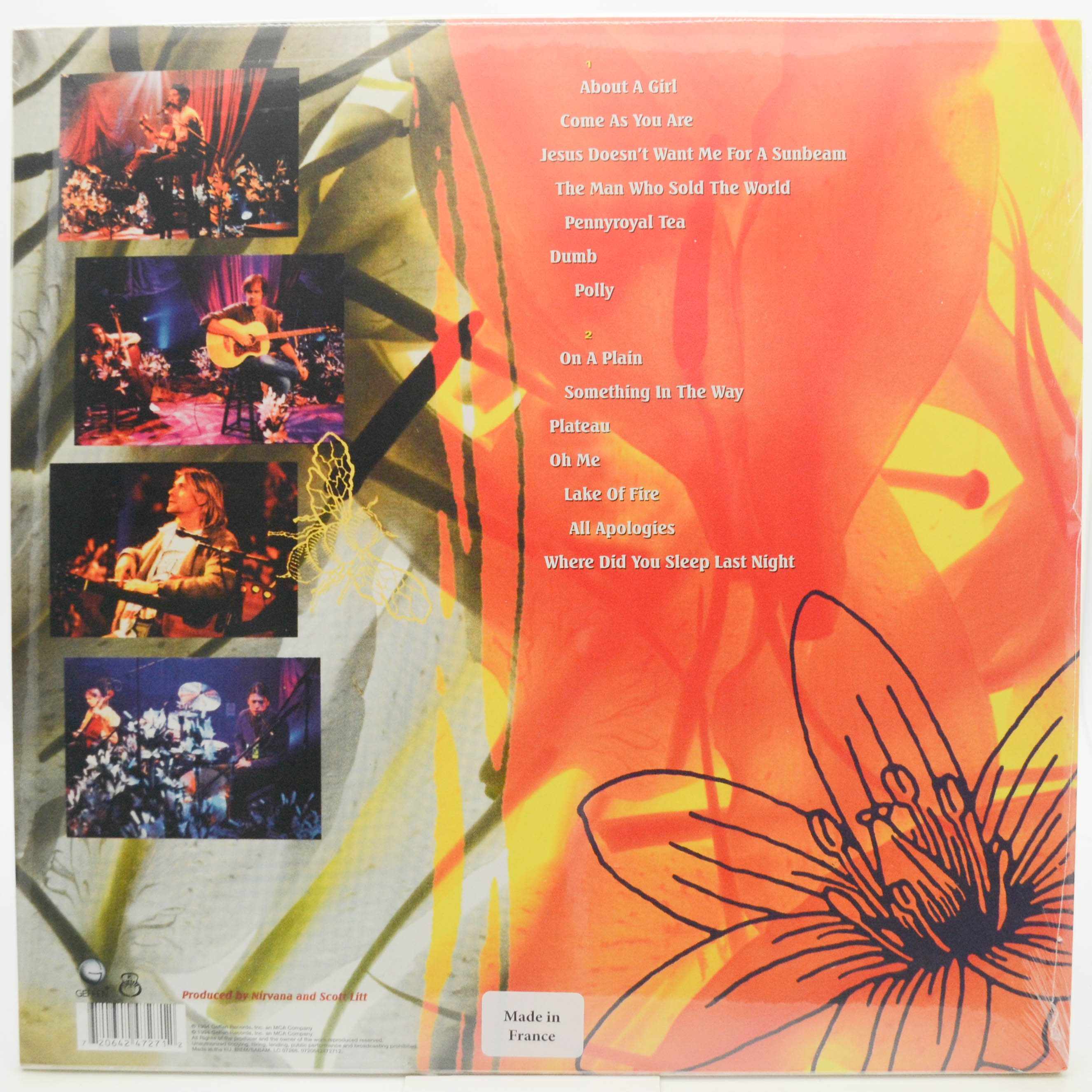 Виниловая пластинка Nirvana — MTV Unplugged In New York, 1994
