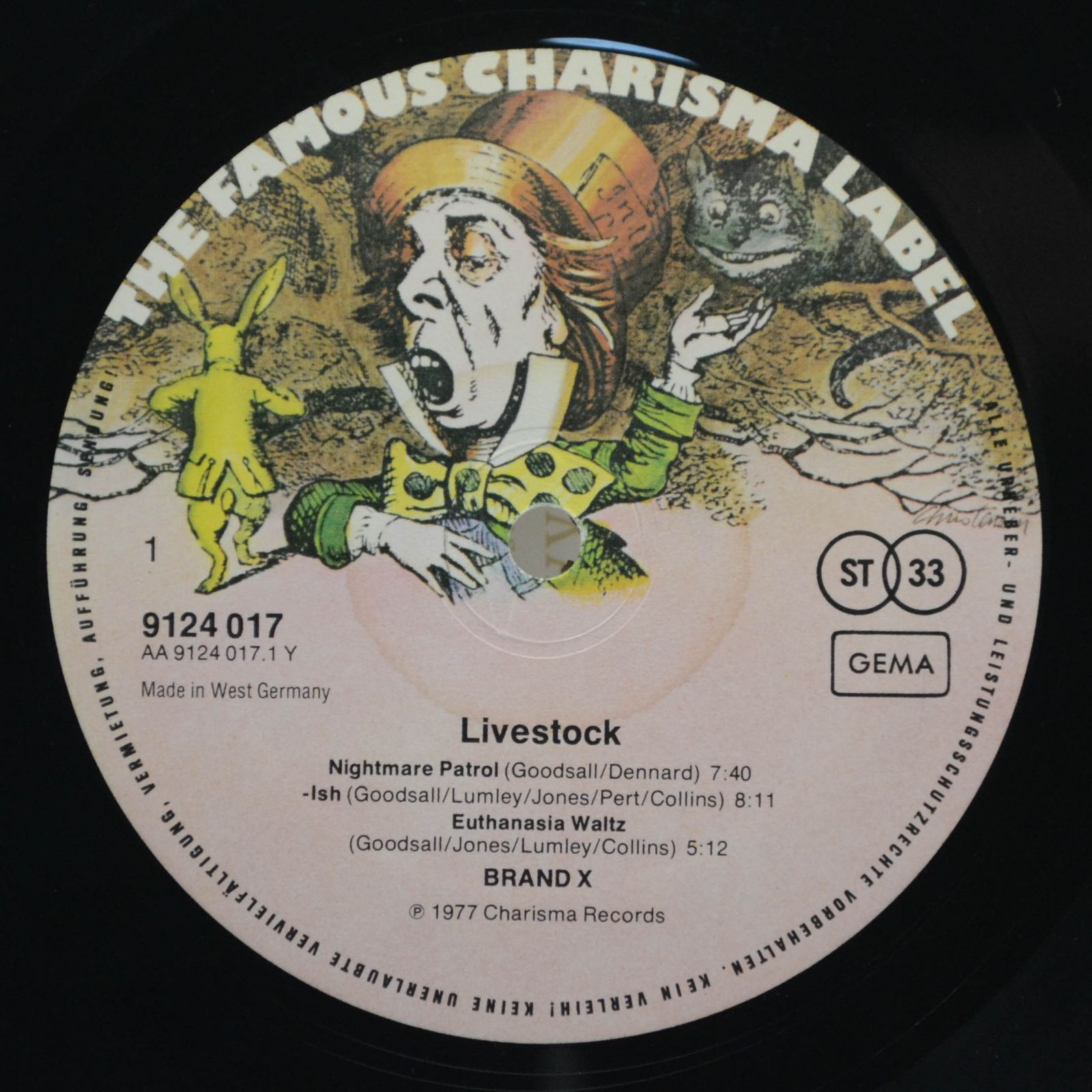 Виниловая пластинка Brand X — Livestock, 1977