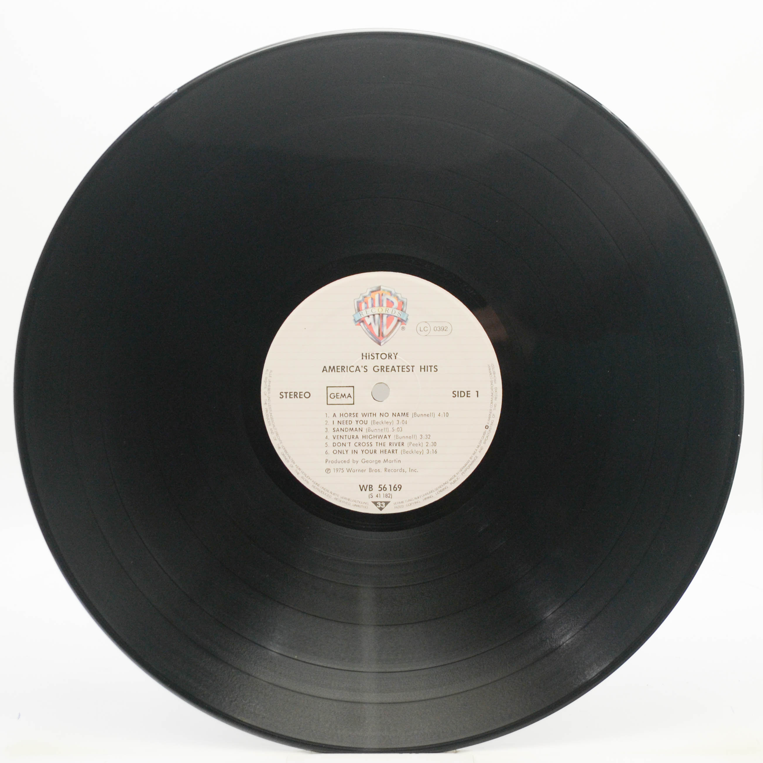 Виниловая пластинка America — History · America's Greatest Hits, 1975