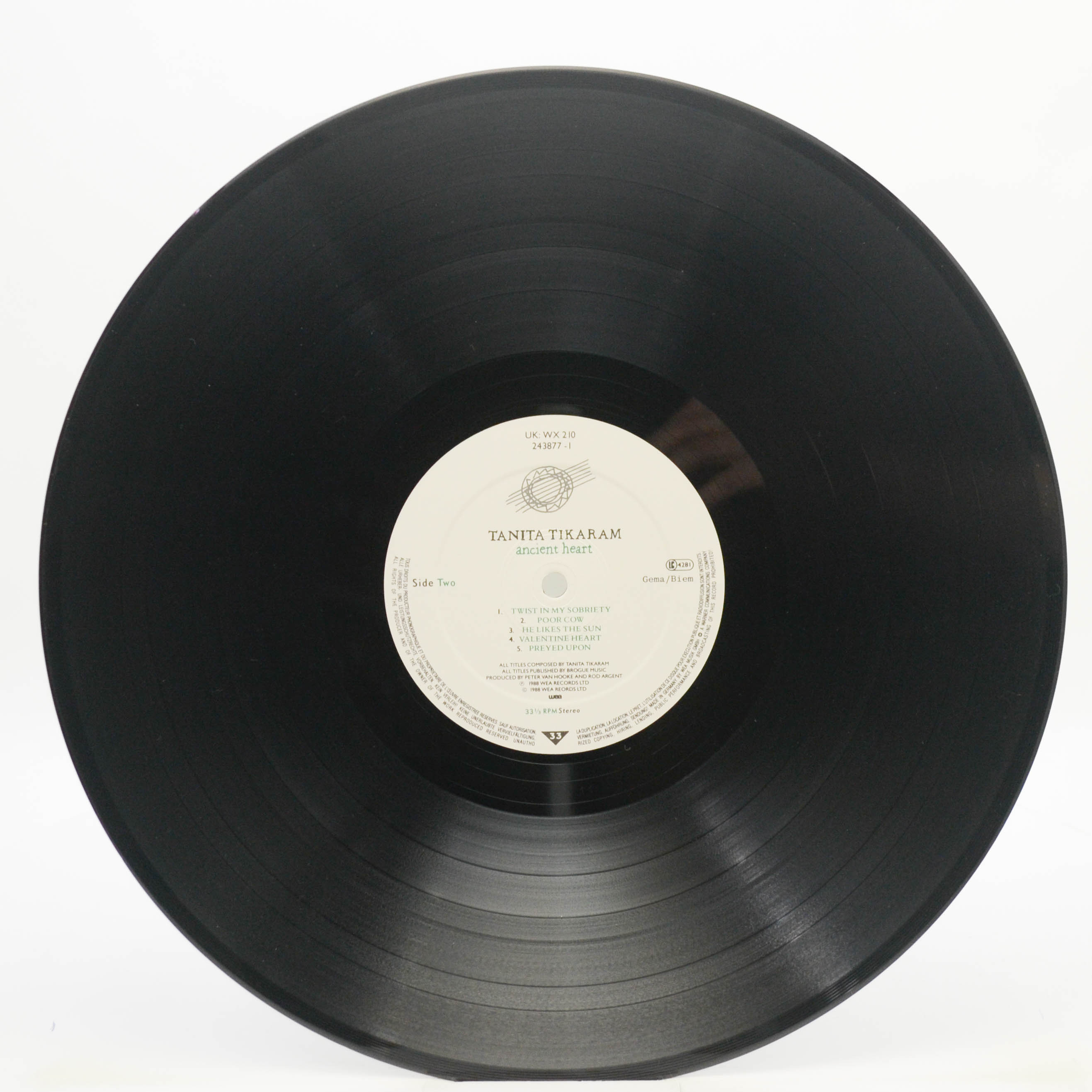 Tanita Tikaram — Ancient Heart, 1988
