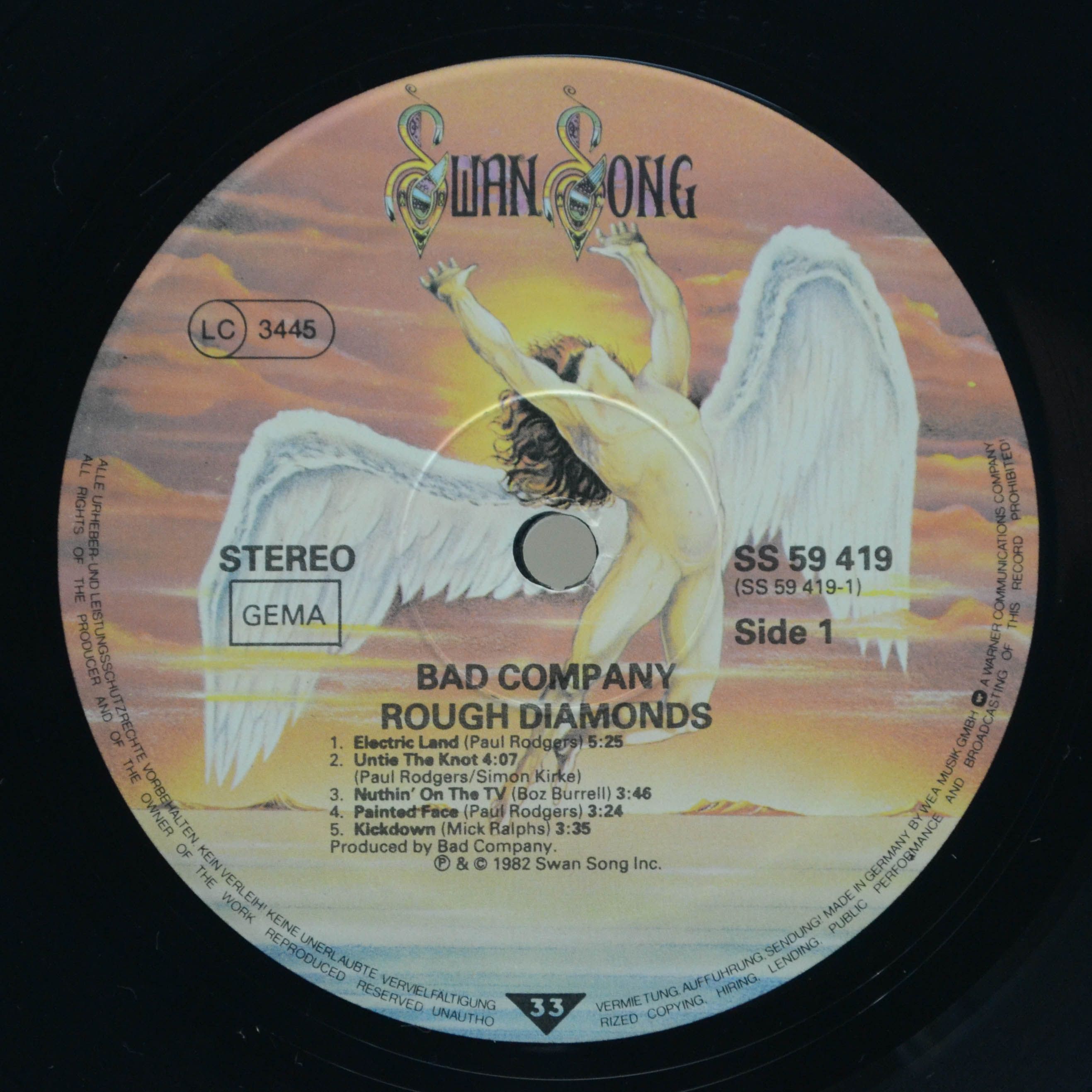 Bad Company — Rough Diamonds, 1982