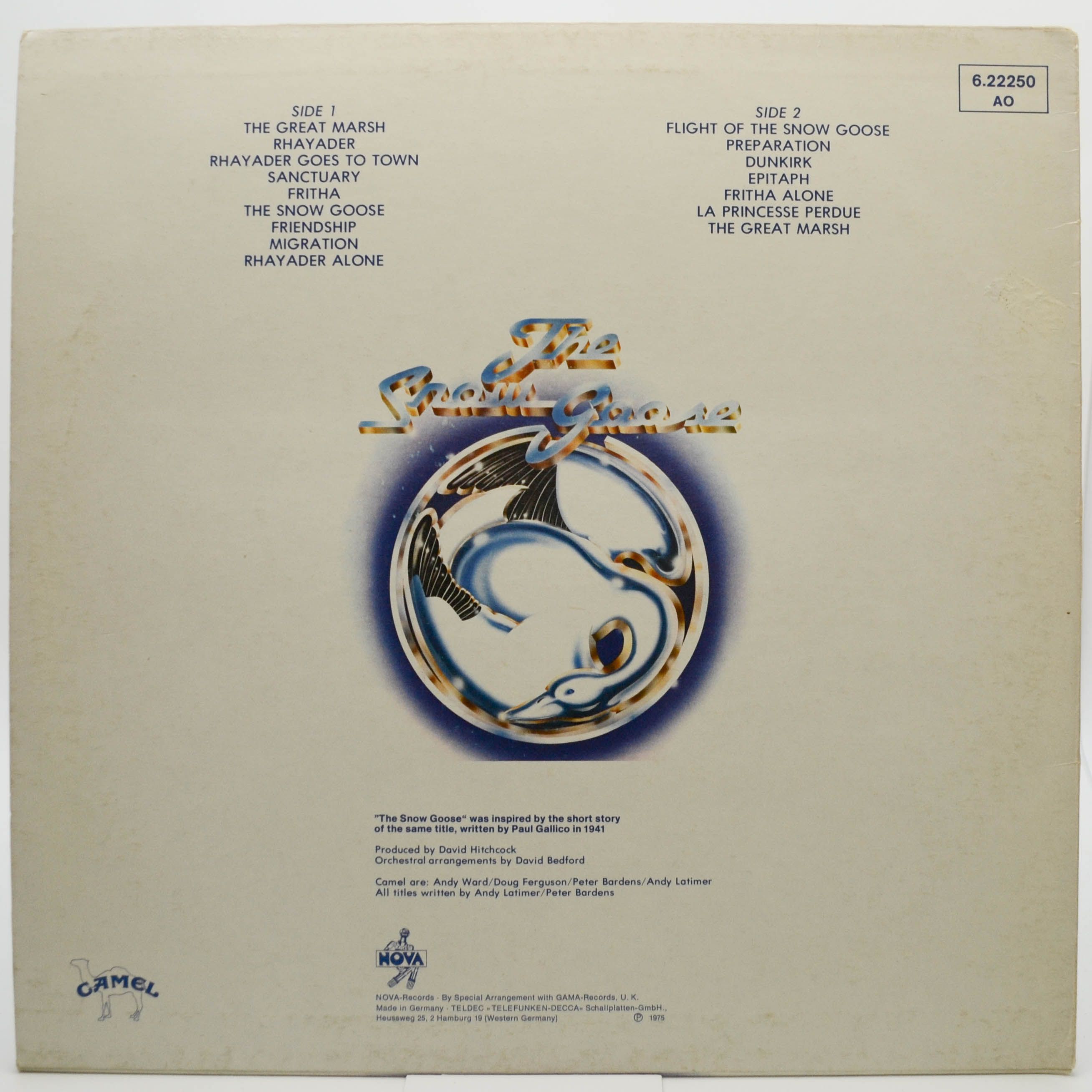 Camel — Music Inspired By The Snow Goose, 1975