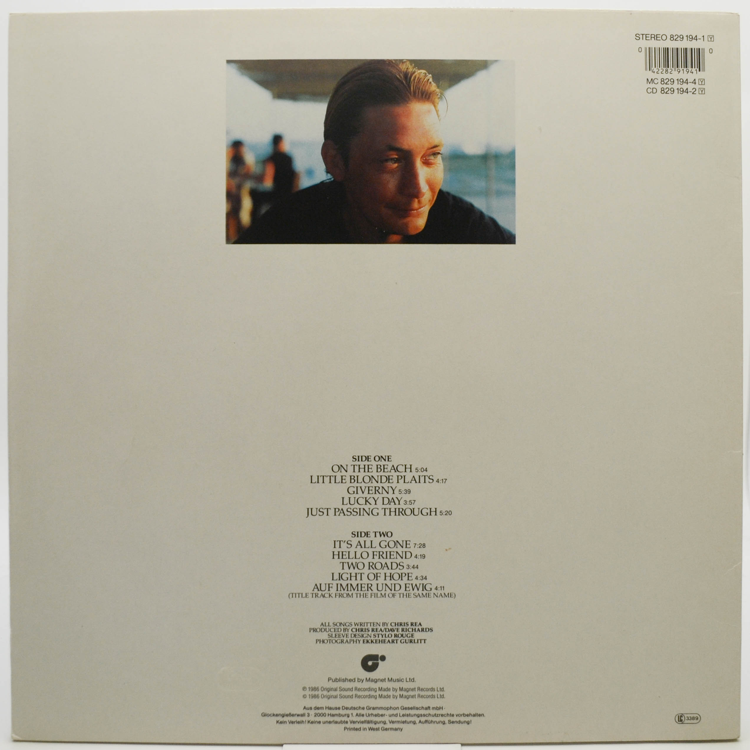 Chris Rea — On The Beach, 1986