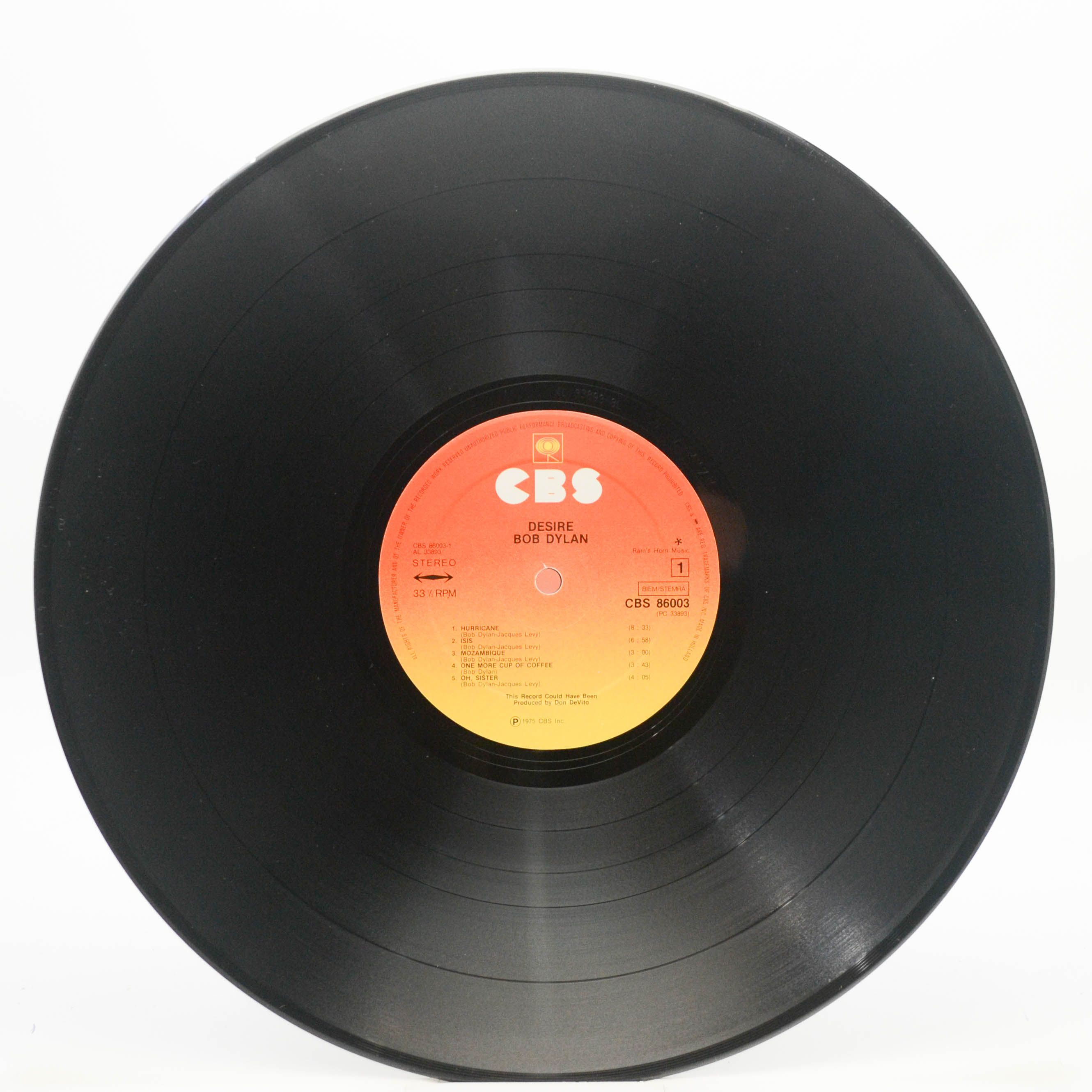 Bob Dylan — Desire, 1976