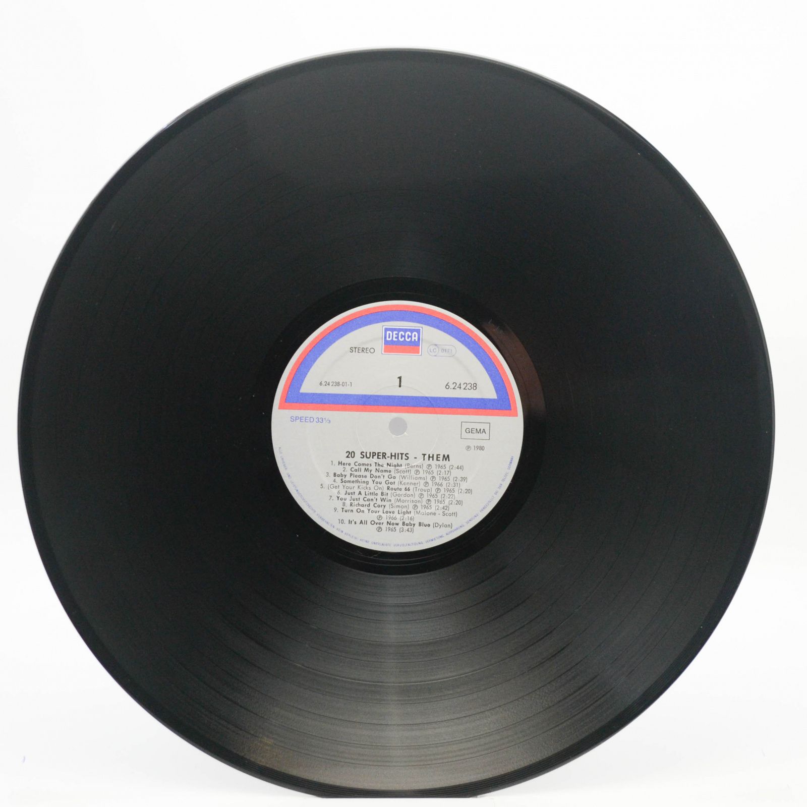 Them — 20 Super Hits By Them, 1980