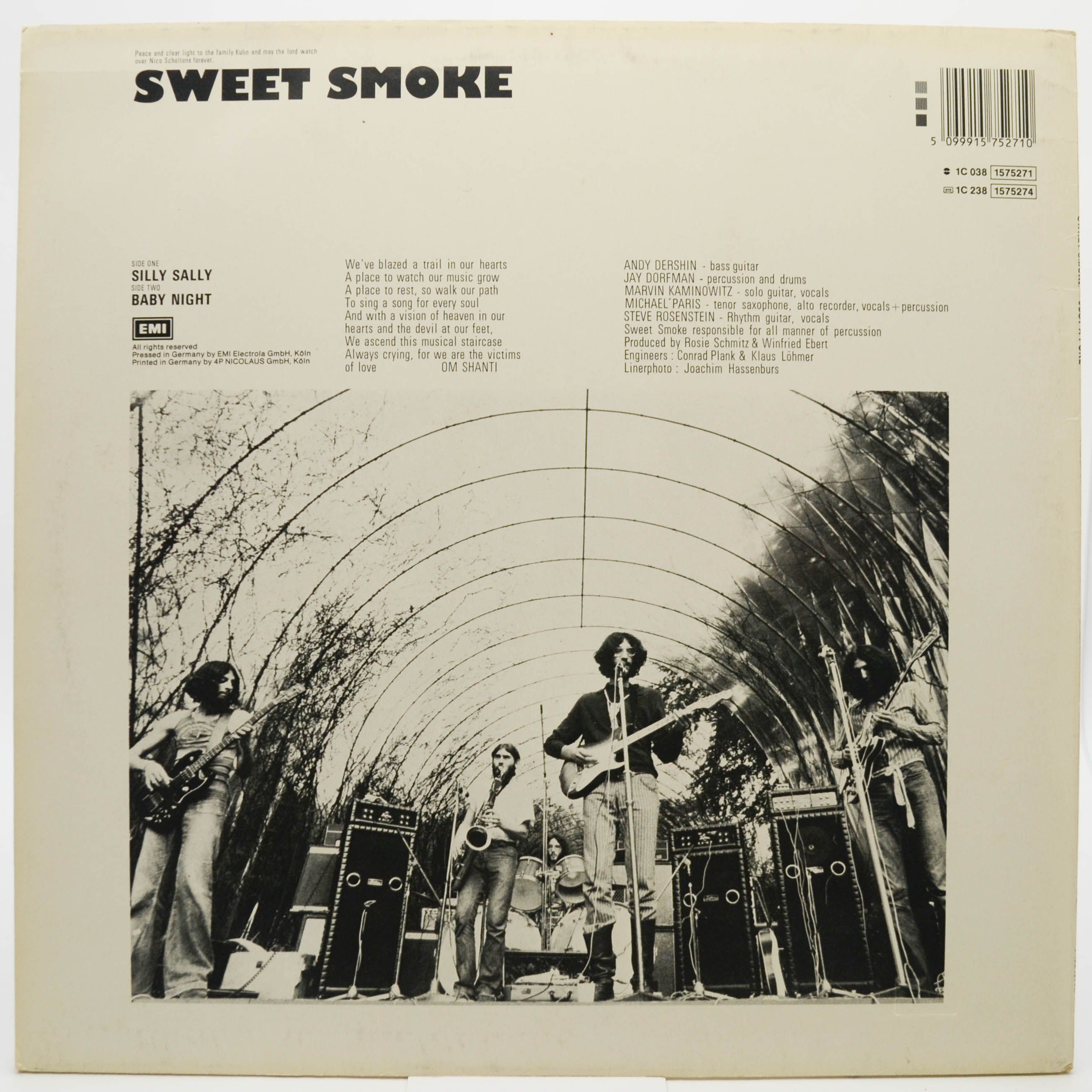Виниловая пластинка Sweet Smoke — Just A Poke, 1970