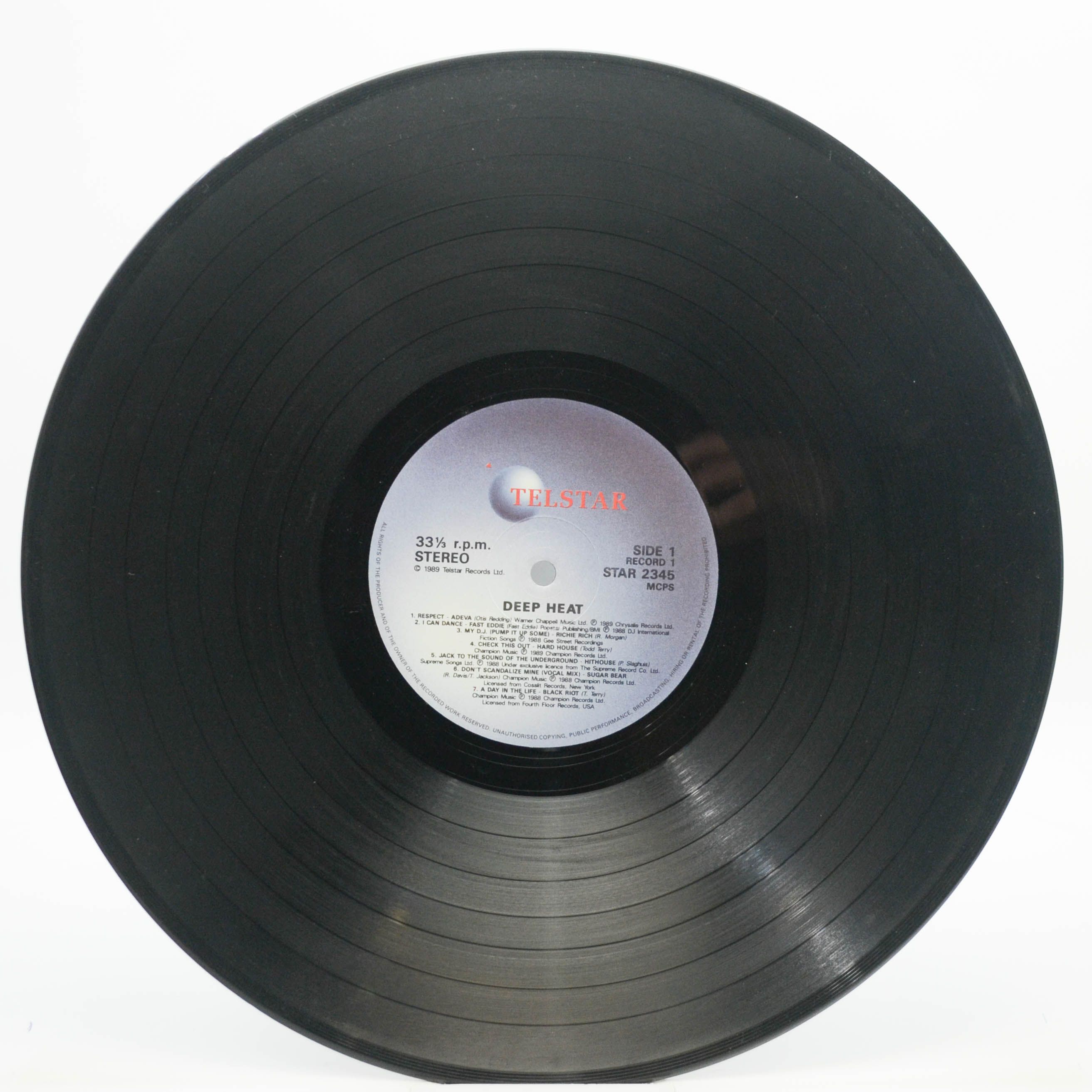 Various — Deep Heat (2LP, UK), 1989