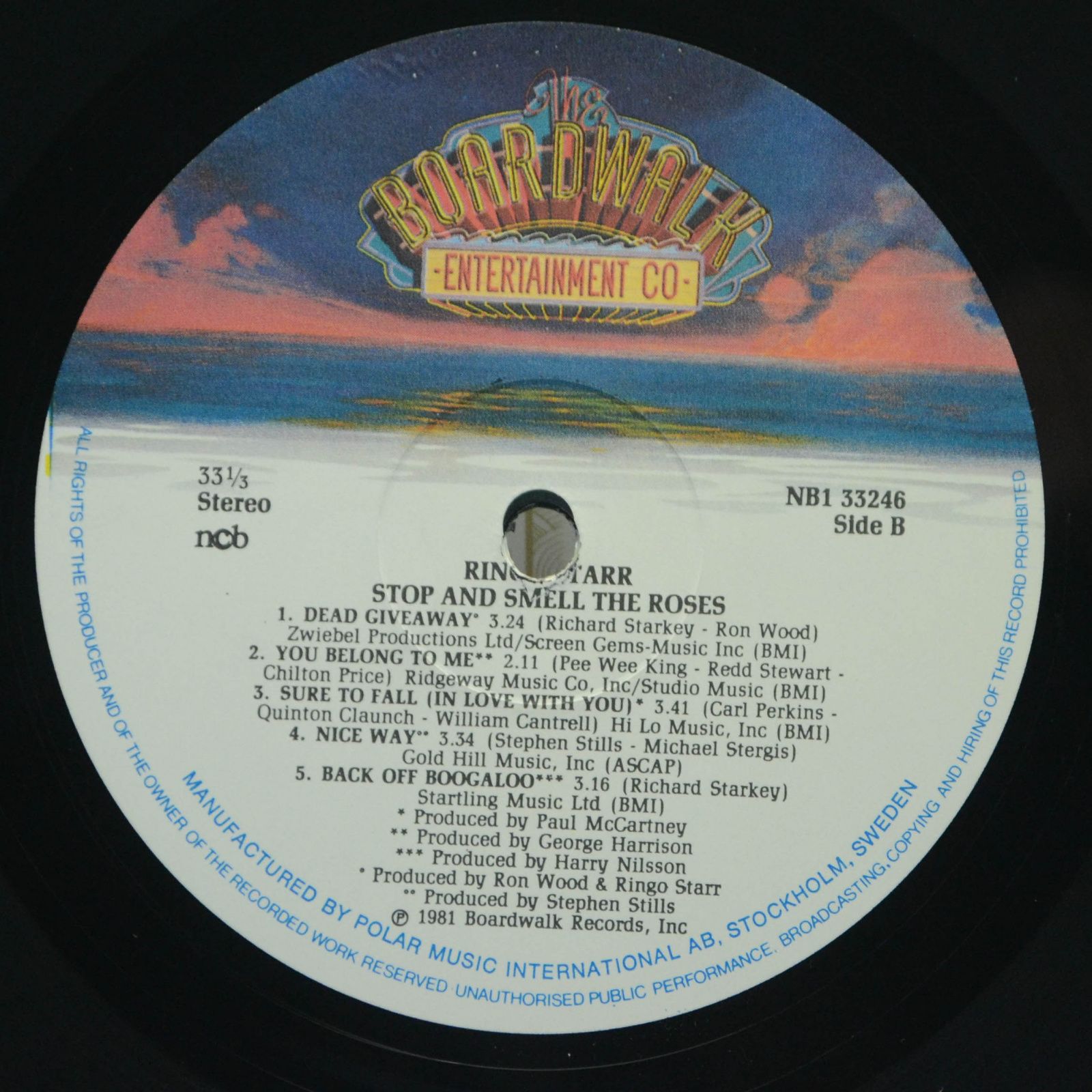 Ringo Starr — Stop And Smell The Roses, 1981