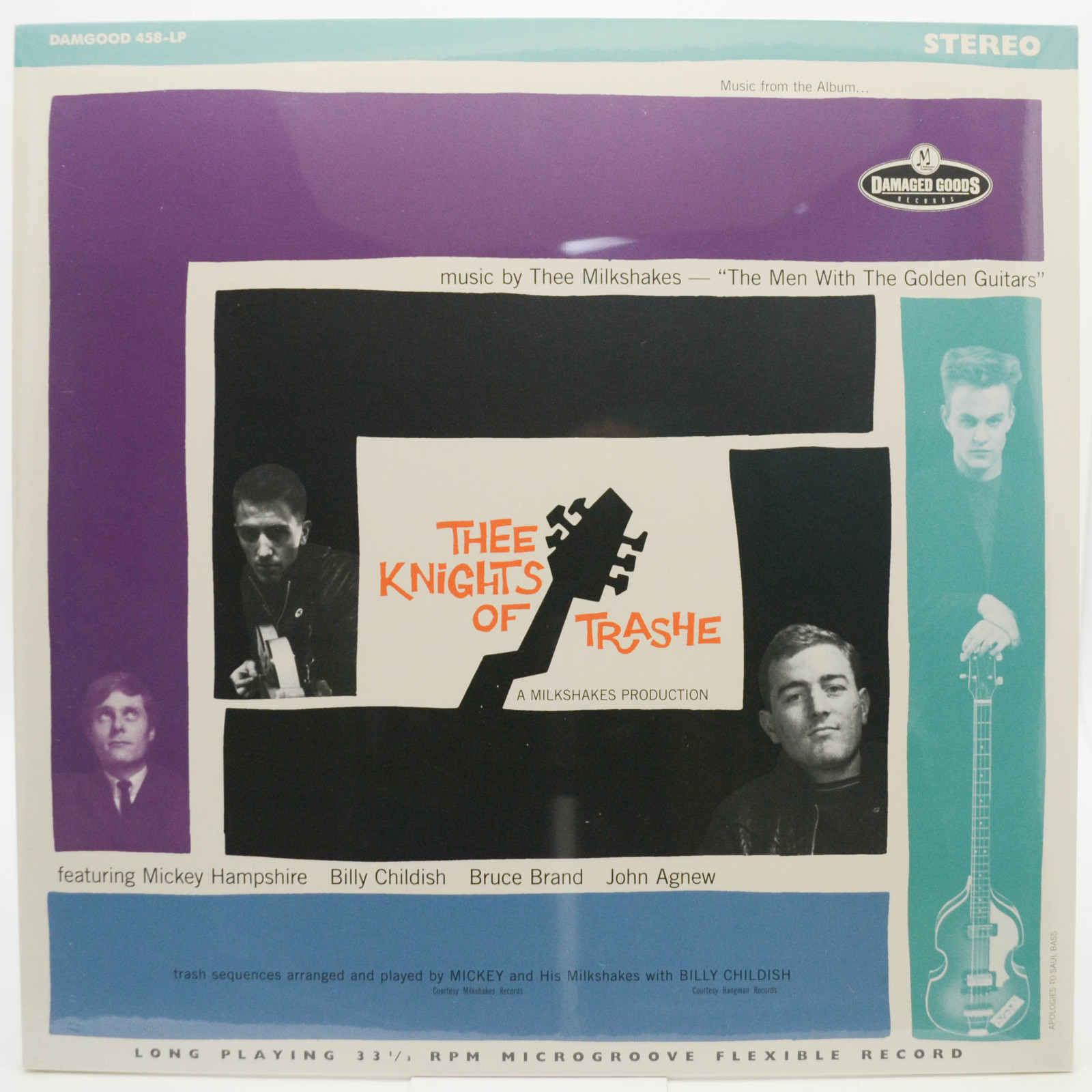 Виниловая пластинка Thee Milkshakes — Thee Knights Of Trashe (UK), 1984