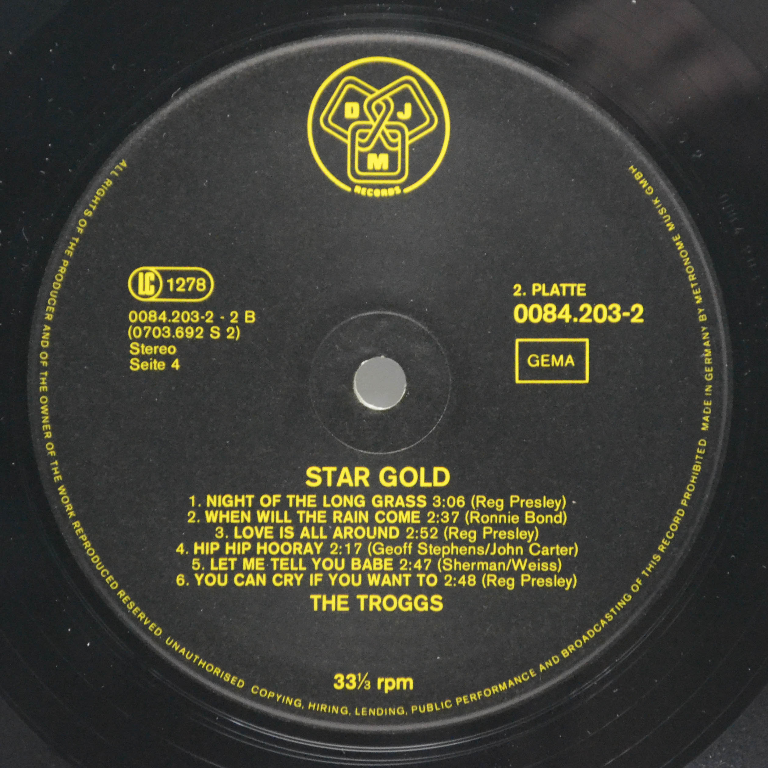 Troggs — Star Gold (2LP), 1981