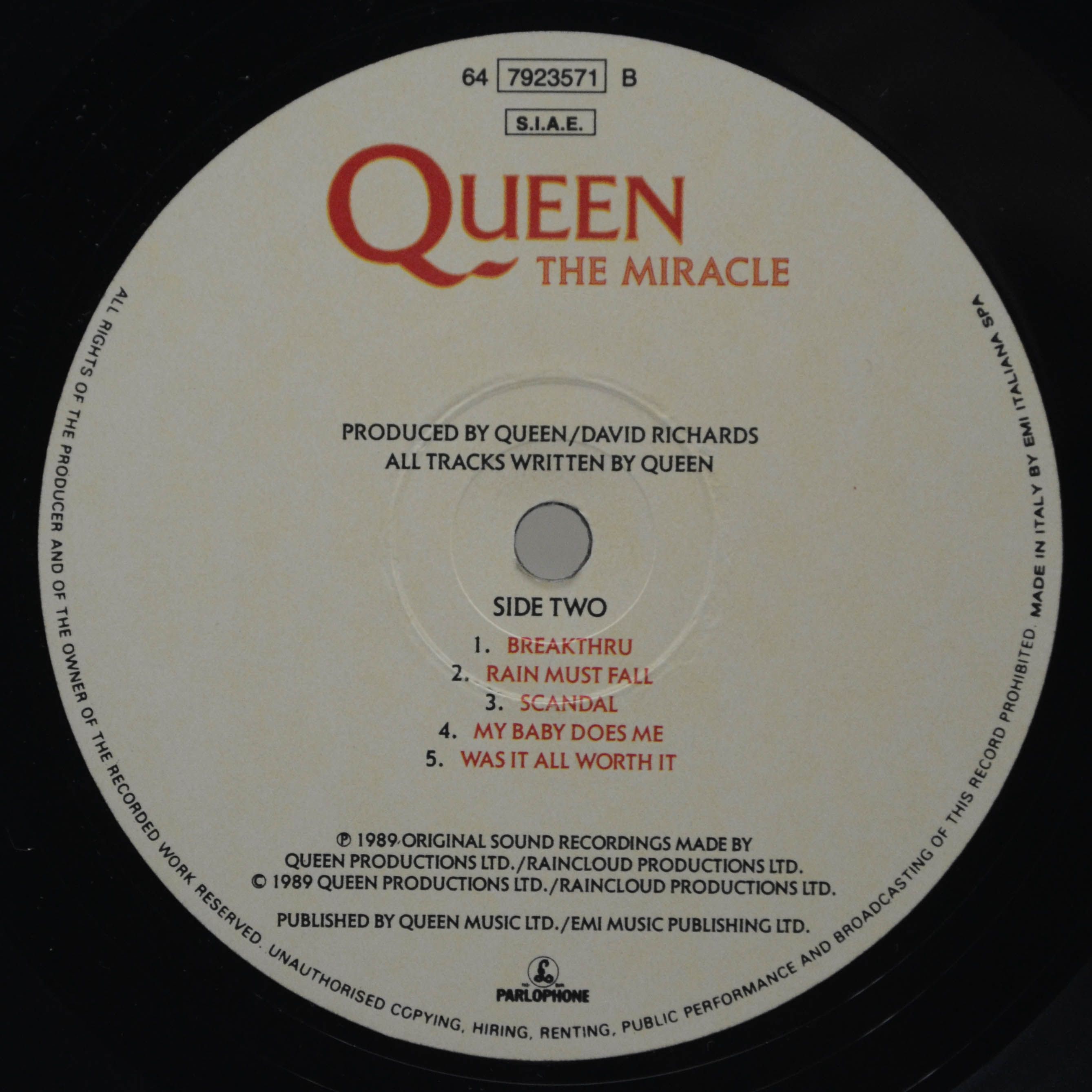 Queen — The Miracle, 1989