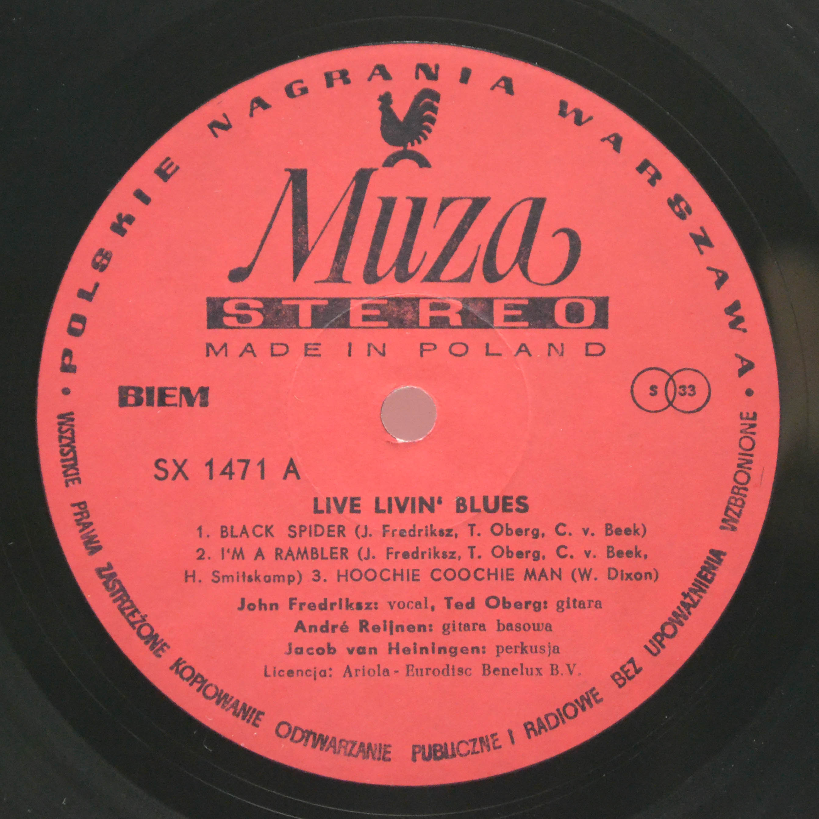 Виниловая пластинка Livin' Blues — Live Livin' Blues, 1975