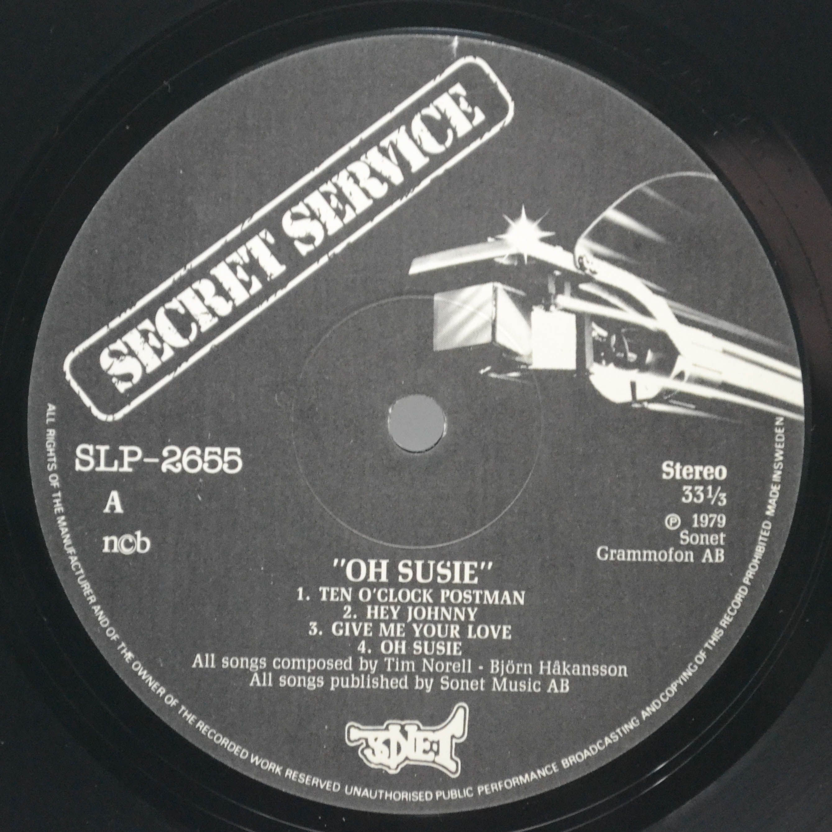 Secret Service — Oh Susie (1-st, Sweden), 1979