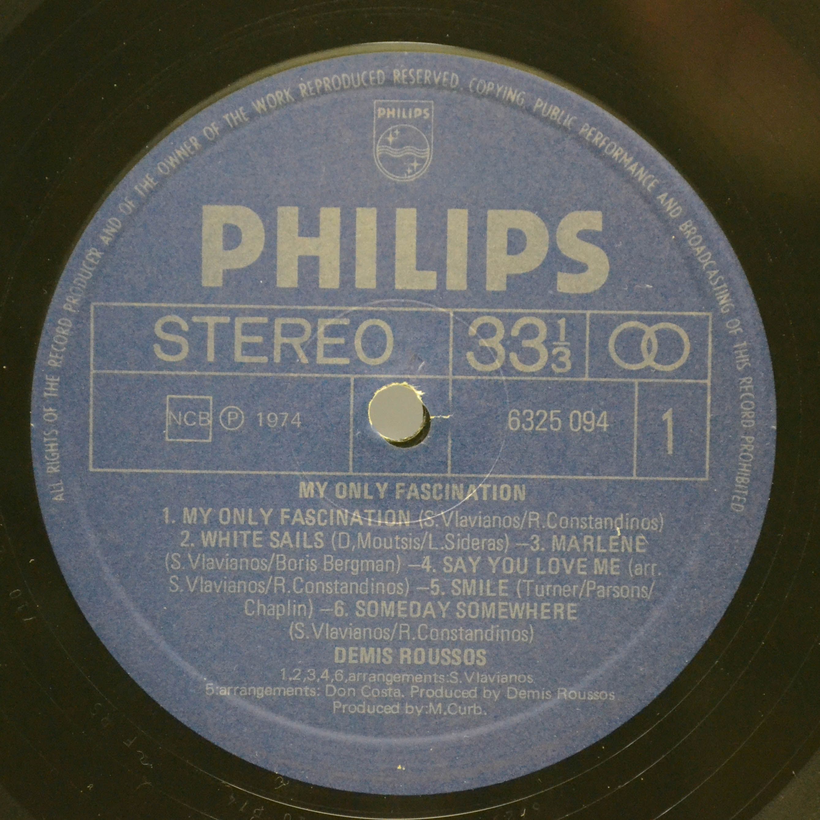 Démis Roussos — My Only Fascination, 1974