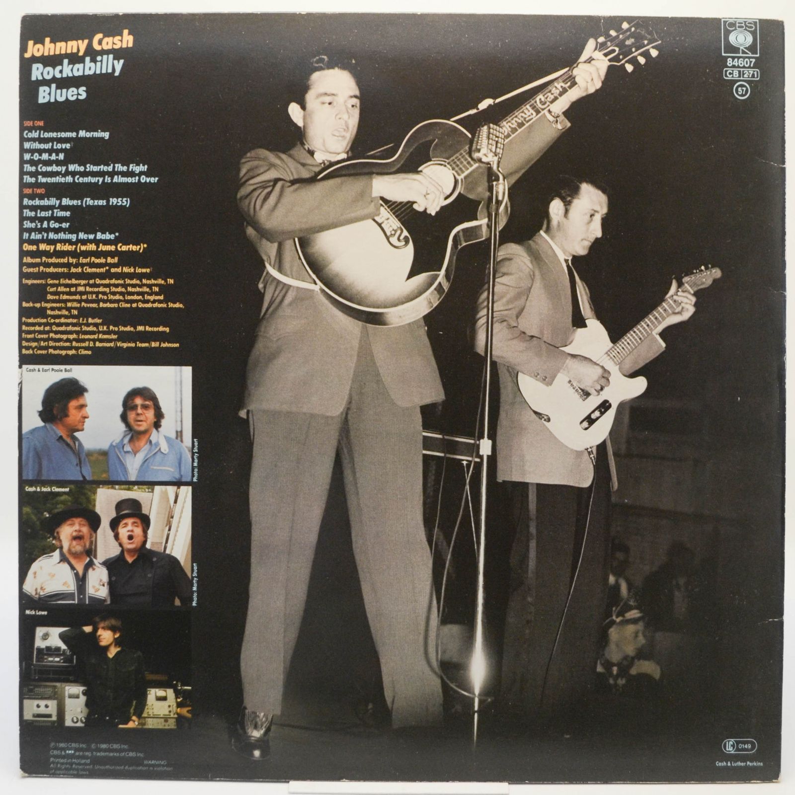Виниловая пластинка Johnny Cash — Rockabilly Blues, 1980