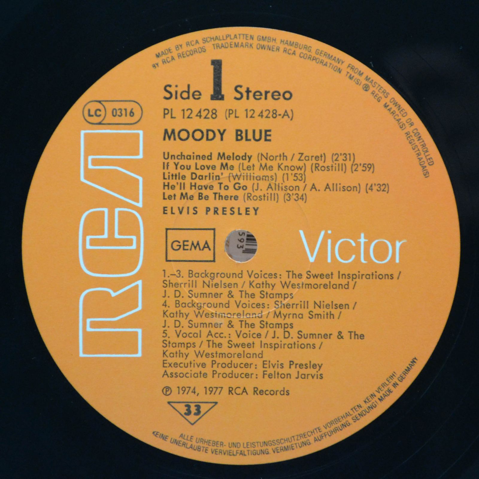 Elvis — Moody Blue, 1977