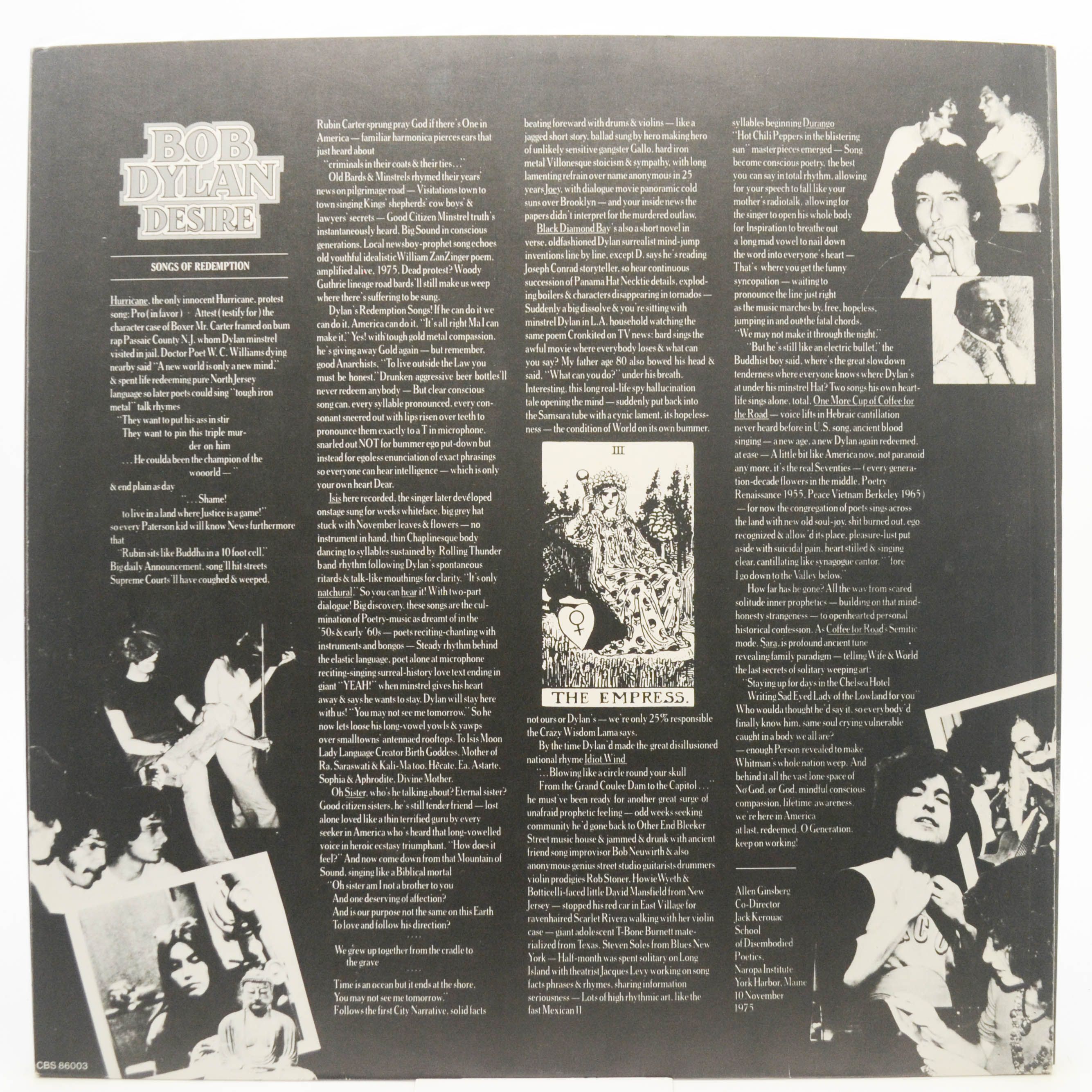 Bob Dylan — Desire, 1976