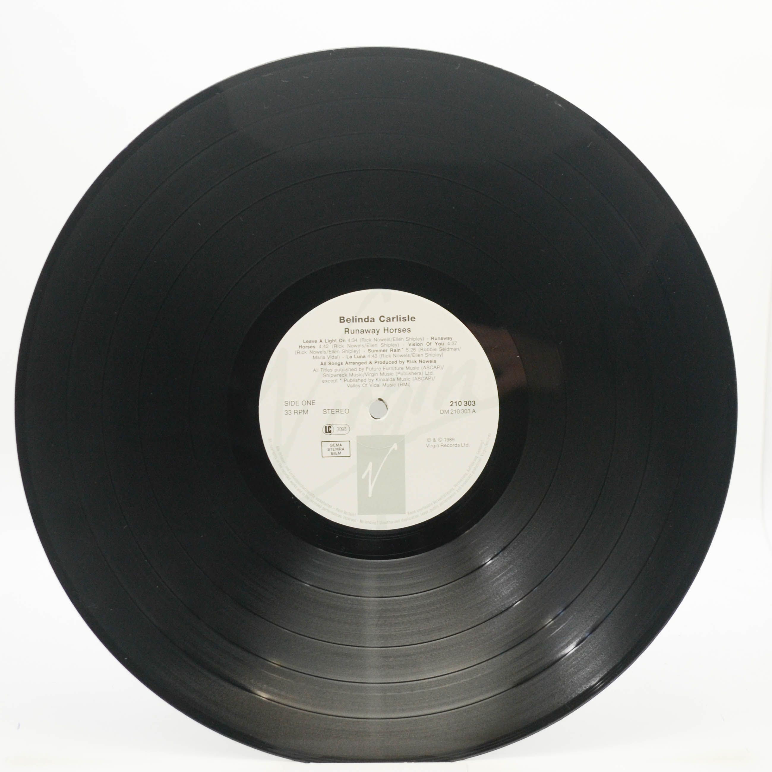 Belinda Carlisle — Runaway Horses, 1989