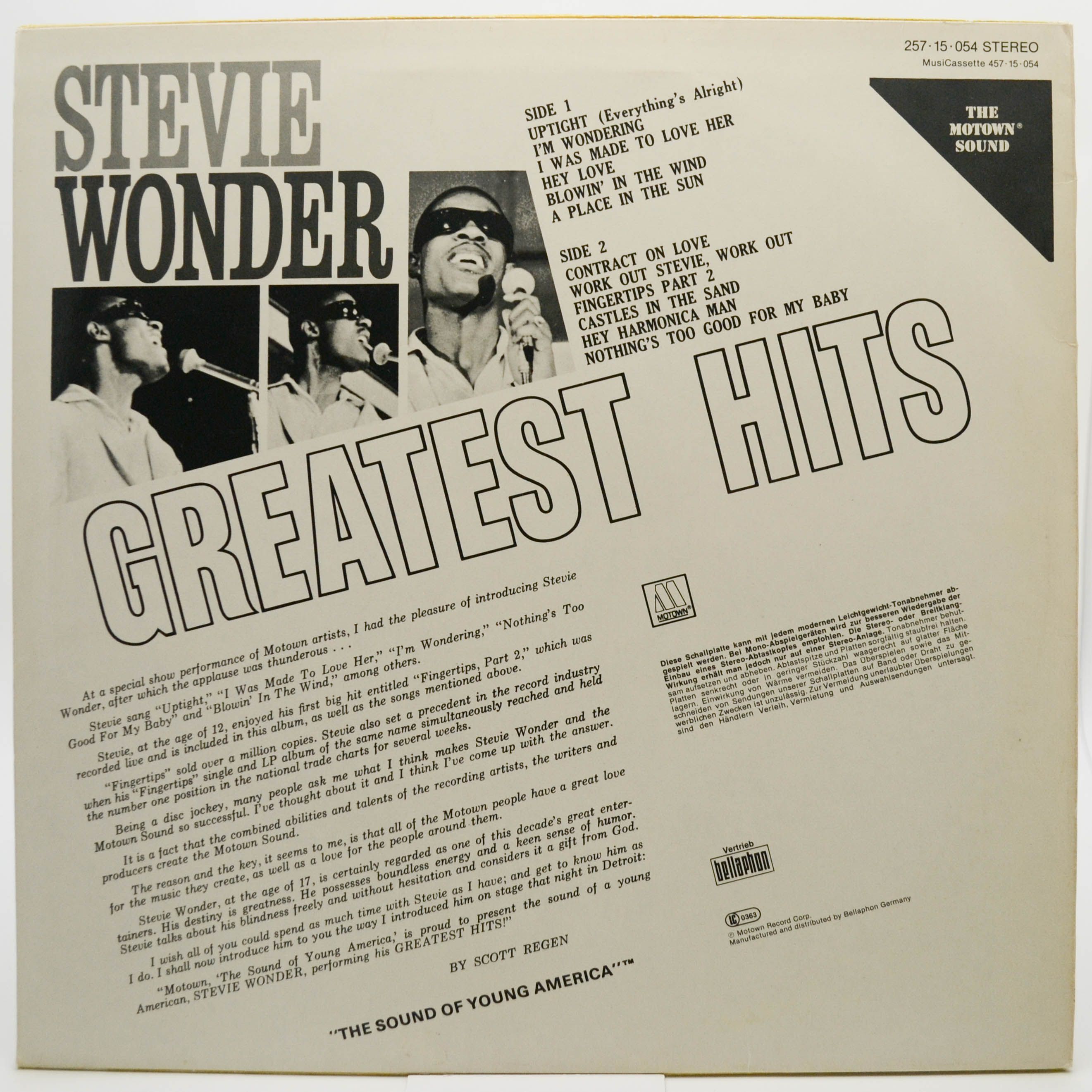 Виниловая пластинка Stevie Wonder — Greatest Hits, 1968