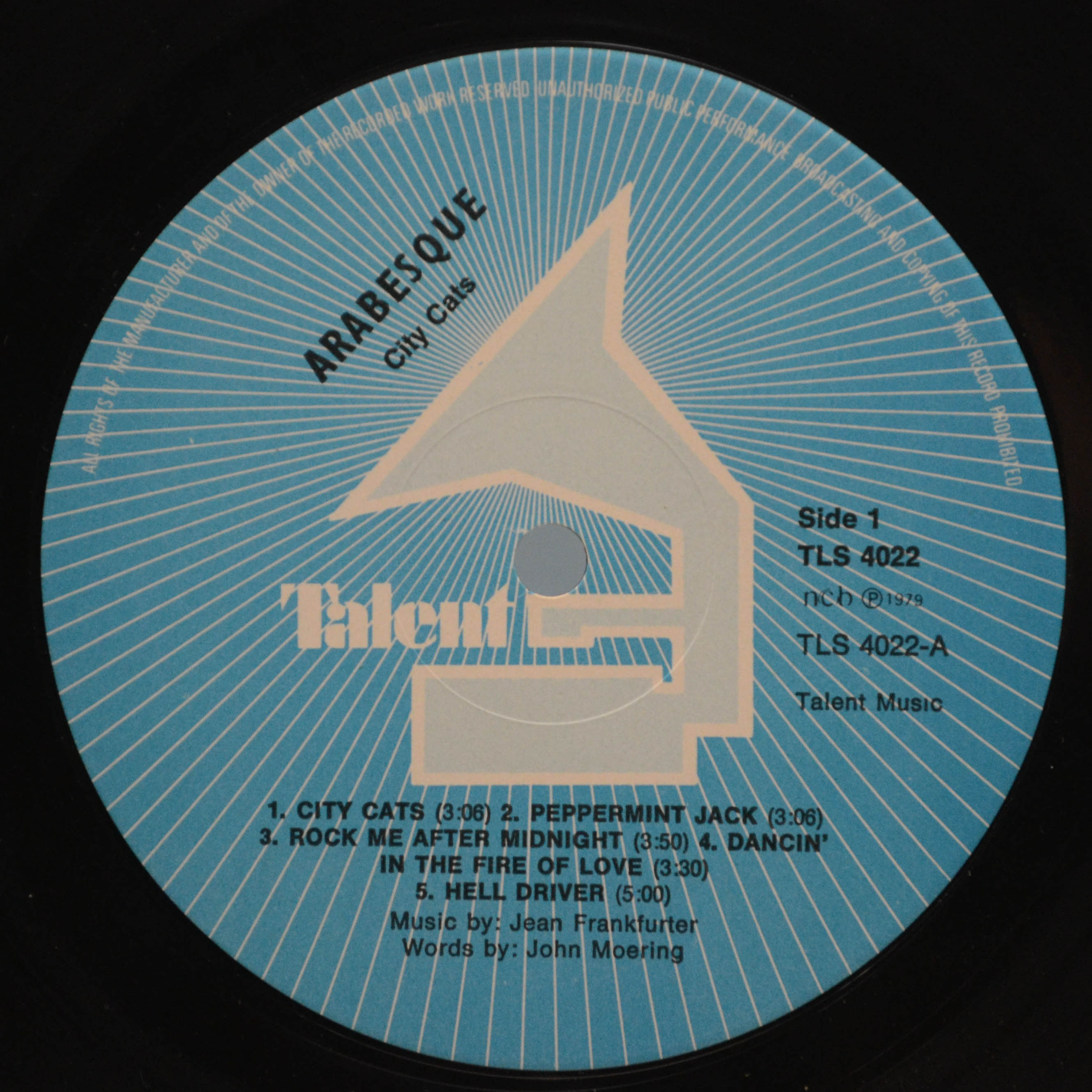 Arabesque — City Cats, 1979