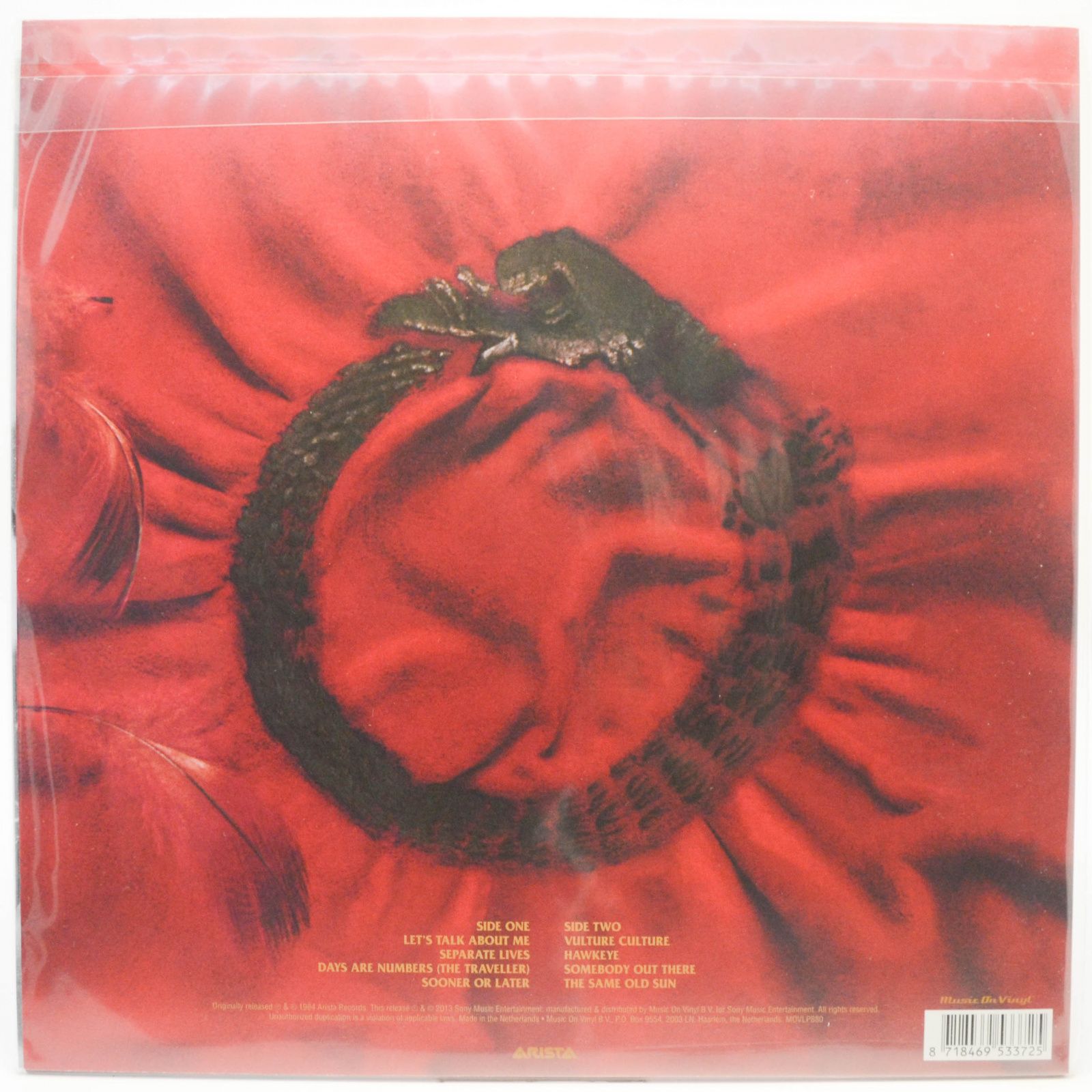 Виниловая пластинка Alan Parsons Project — Vulture Culture, 1985