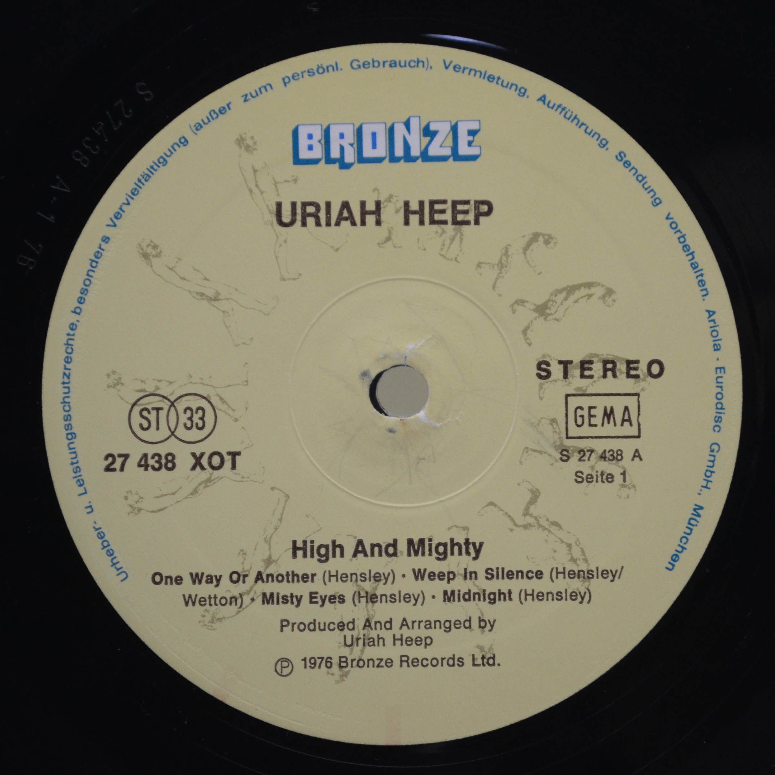 Uriah Heep — High And Mighty, 1976