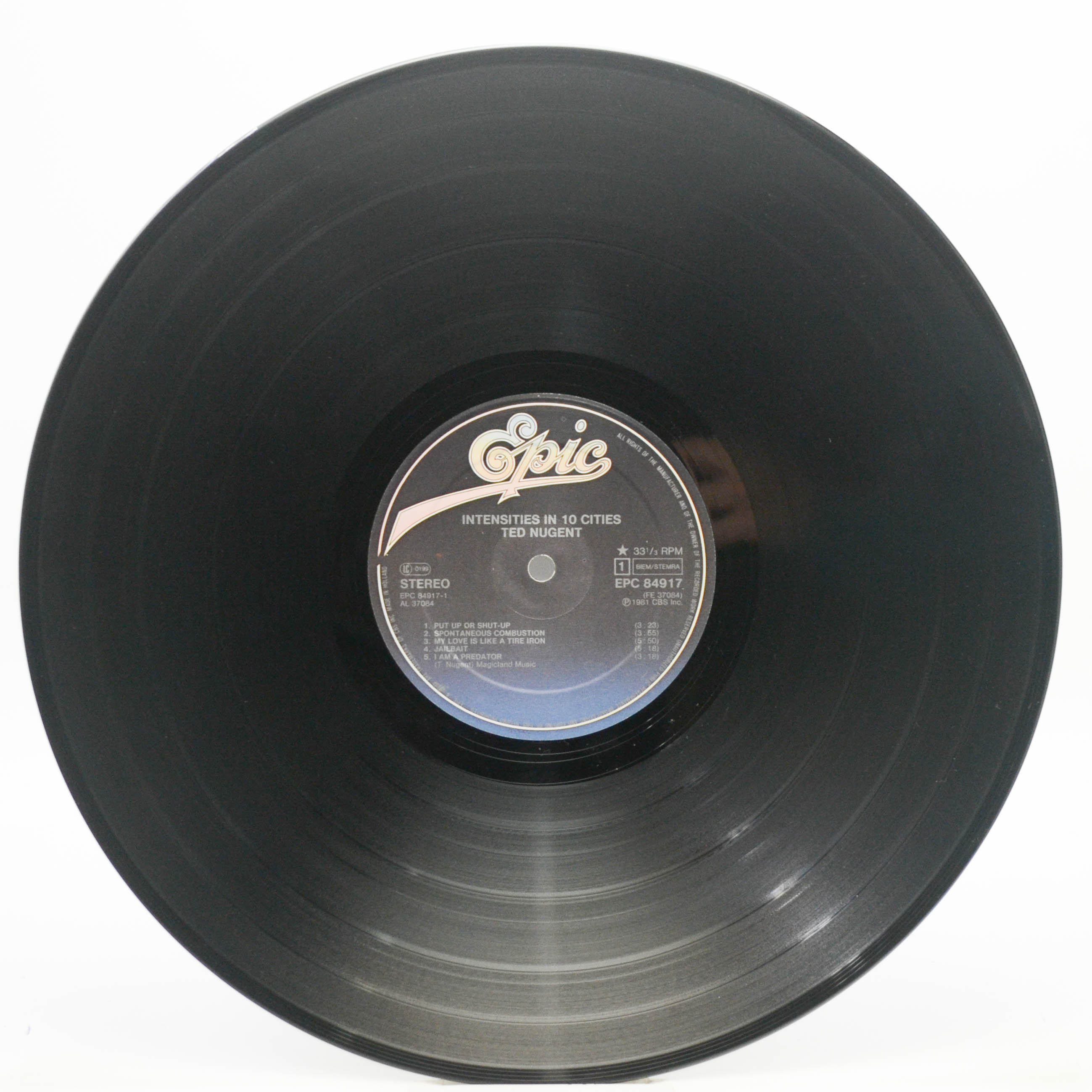 Ted Nugent — Intensities In 10 Cities, 1981