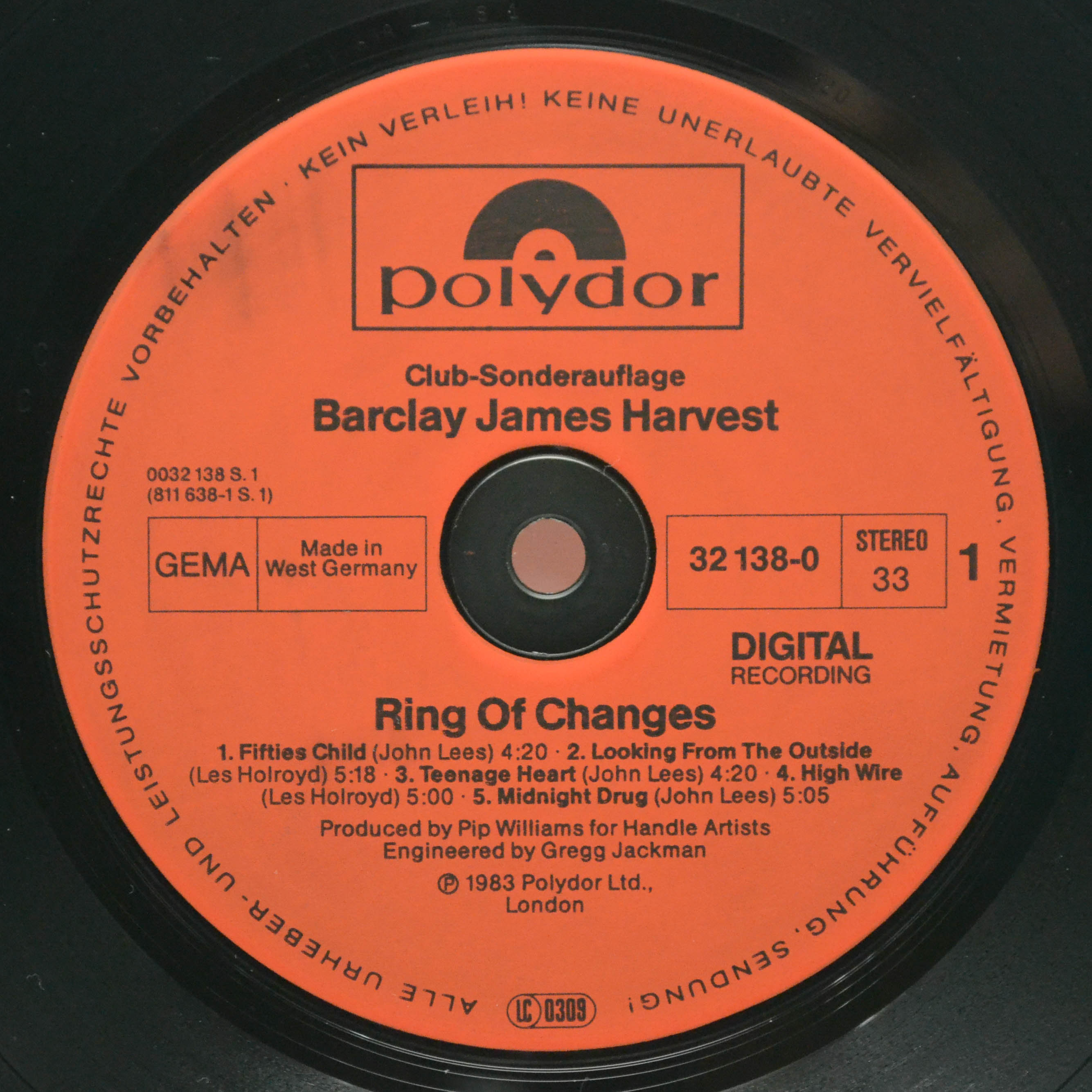 Виниловая пластинка Barclay James Harvest — Ring Of Changes, 1983