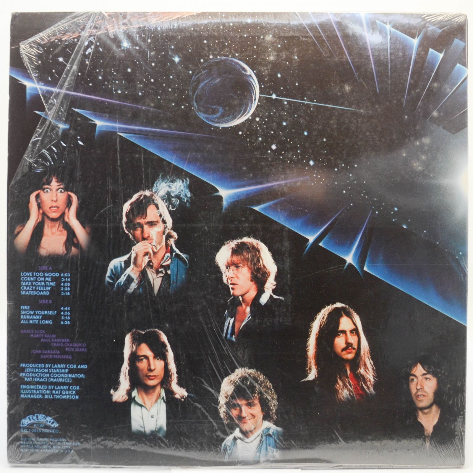 Виниловая пластинка Jefferson Starship — Earth (USA), 1978