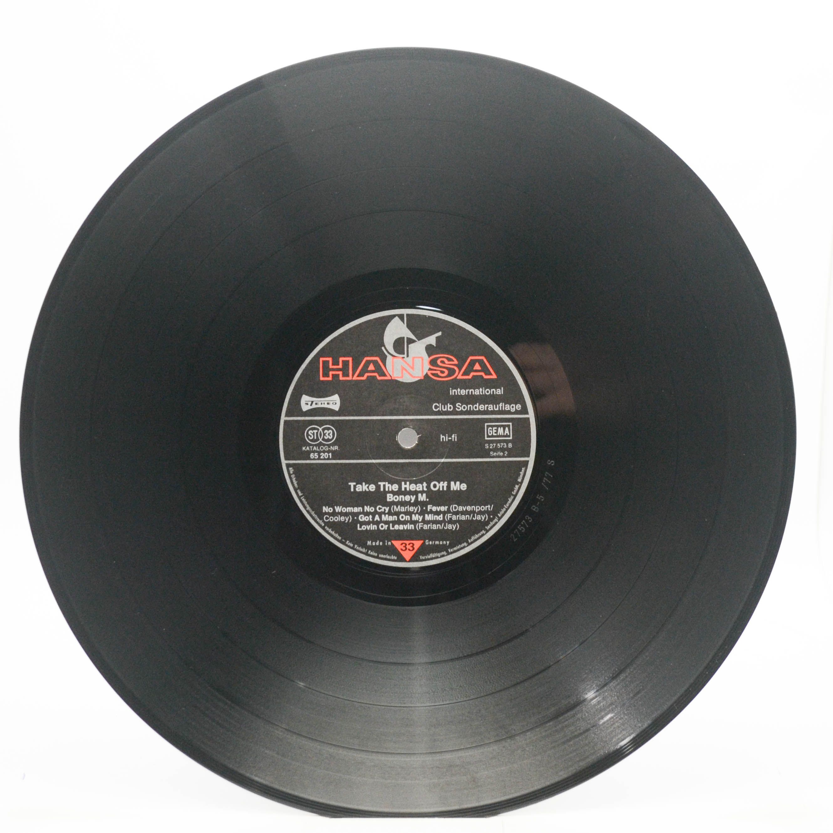 Boney M. — Take The Heat Off Me, 1977