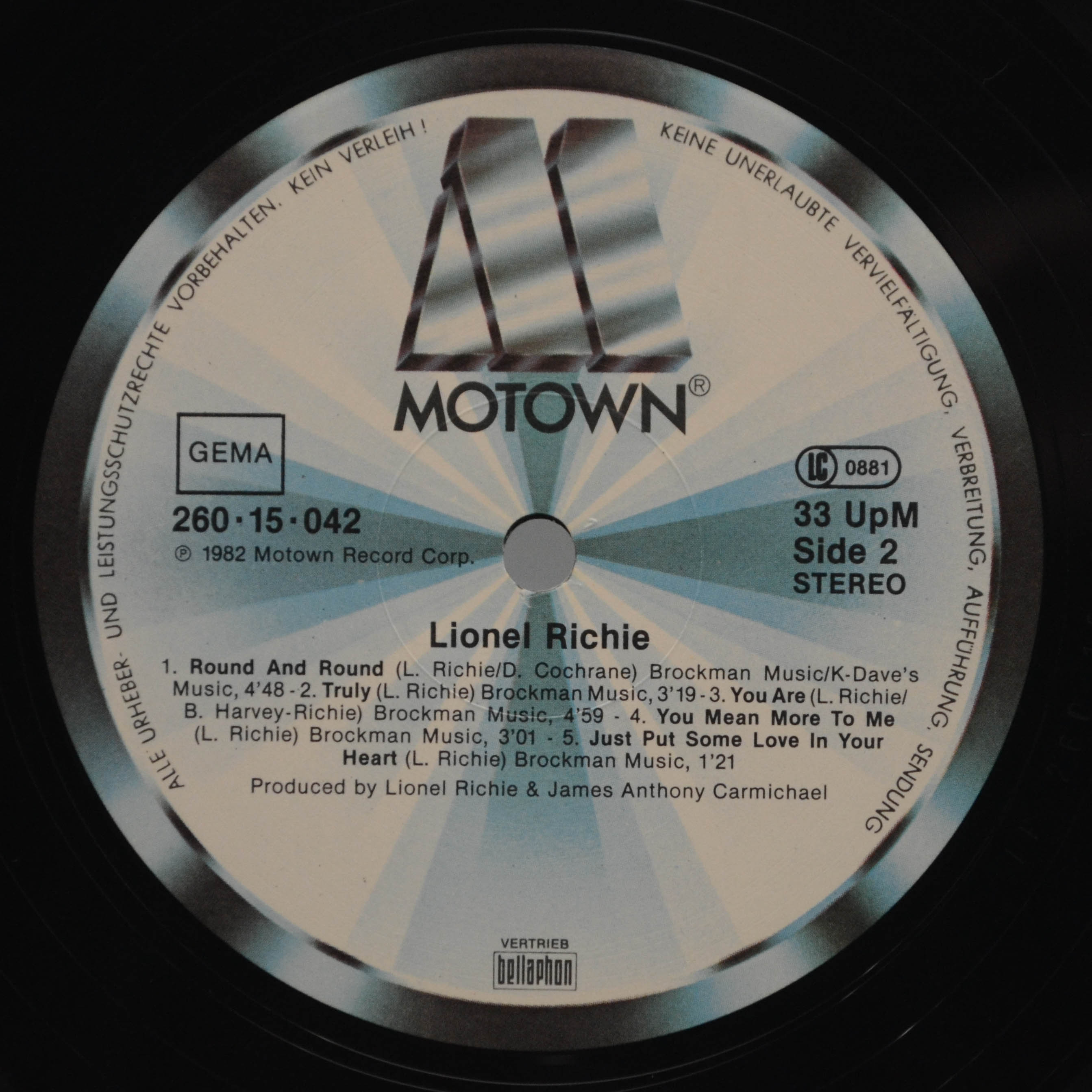 Lionel Richie — Lionel Richie, 1982