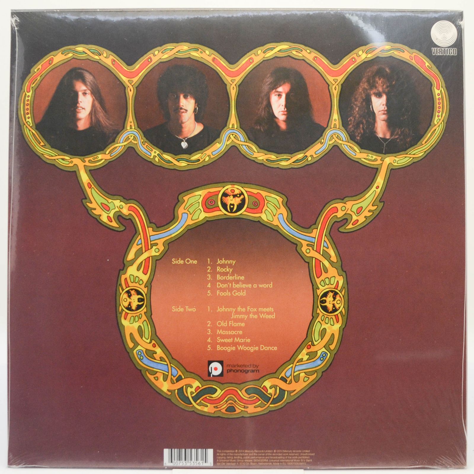 Виниловая пластинка Thin Lizzy — Johnny The Fox, 2014
