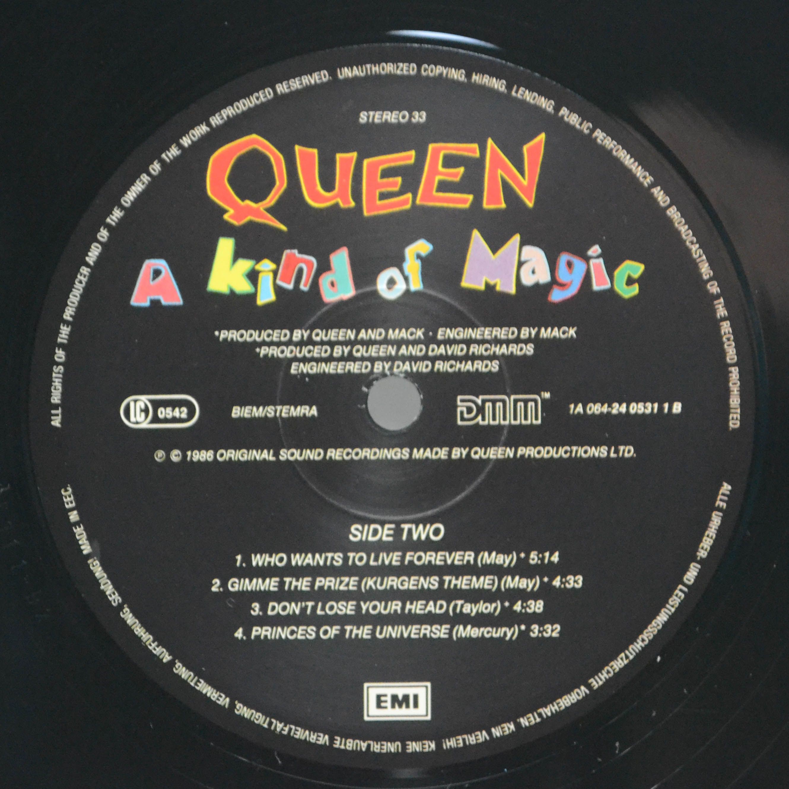 Queen — A Kind Of Magic, 1986