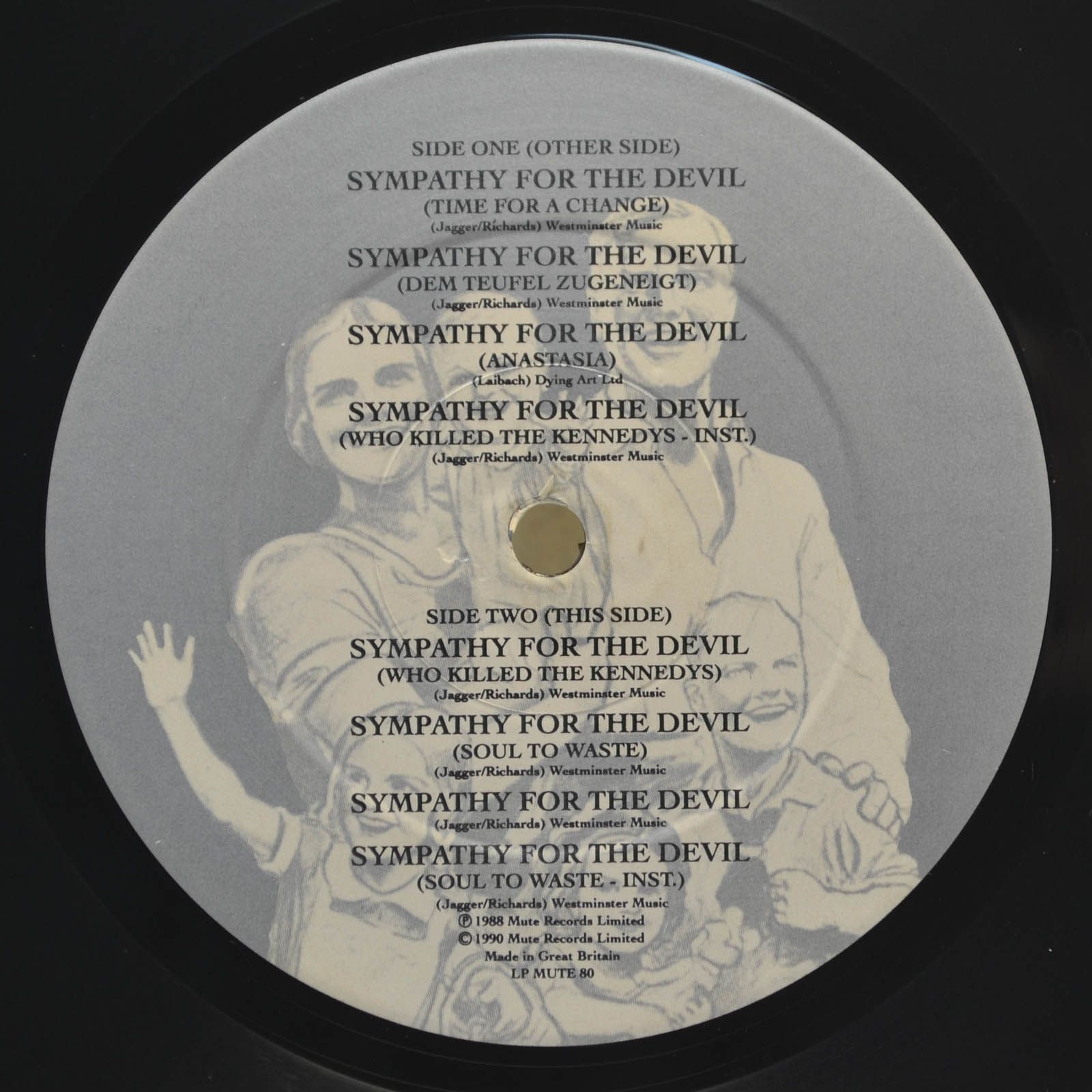 Виниловая пластинка Laibach — Sympathy For The Devil (UK), 1988