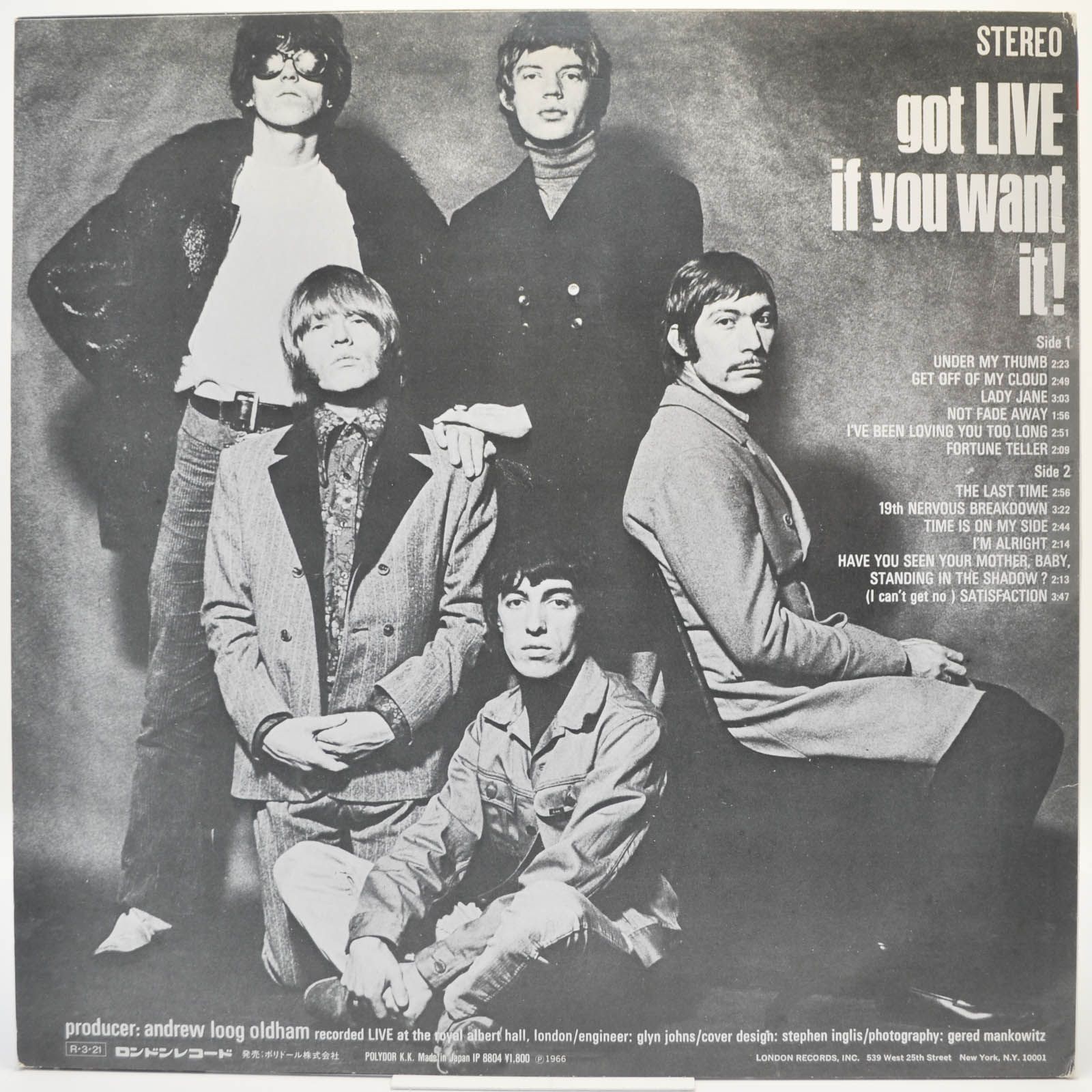 Rolling Stones — Got Live If You Want It!, 1966
