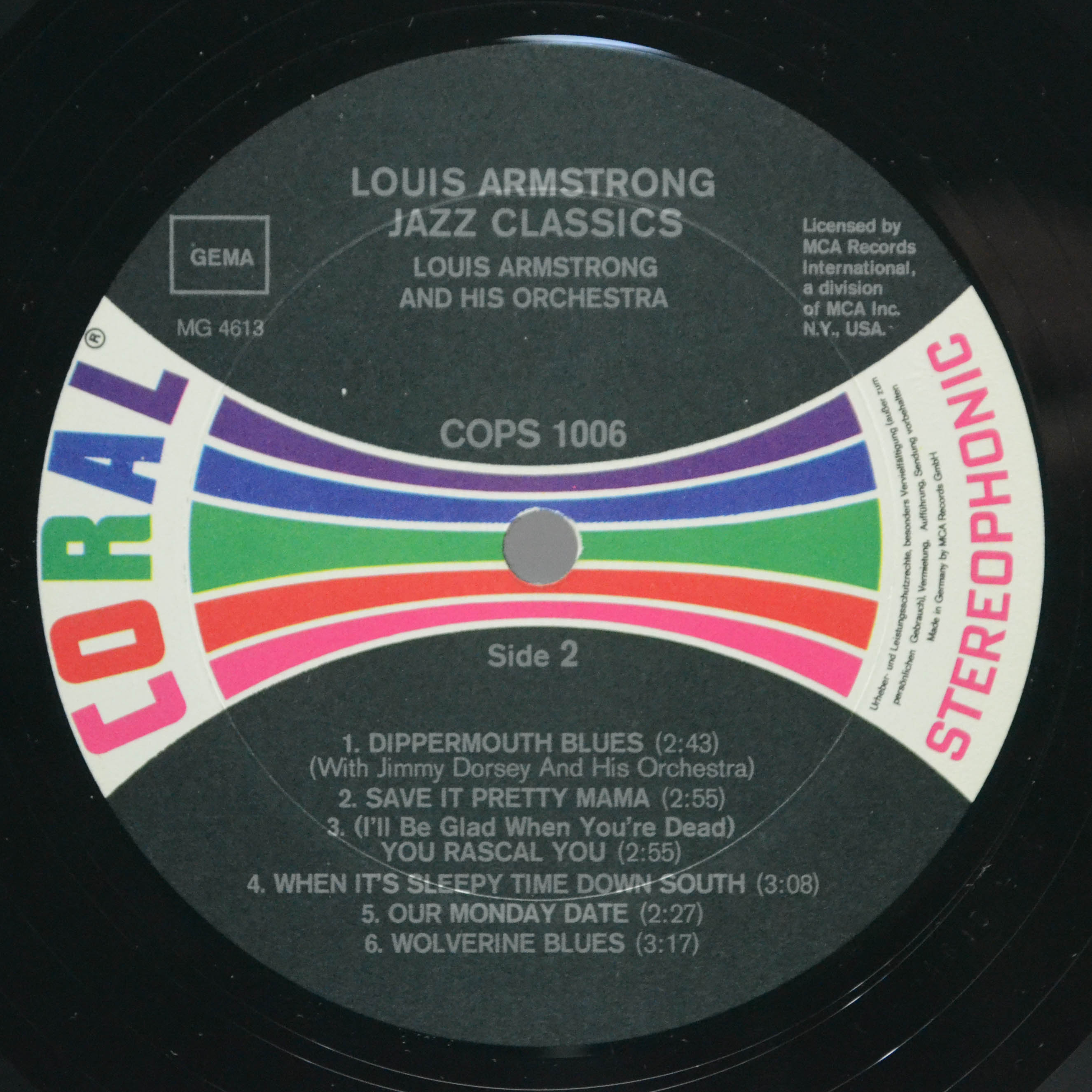 Louis Armstrong — Jazz Classics, 1969