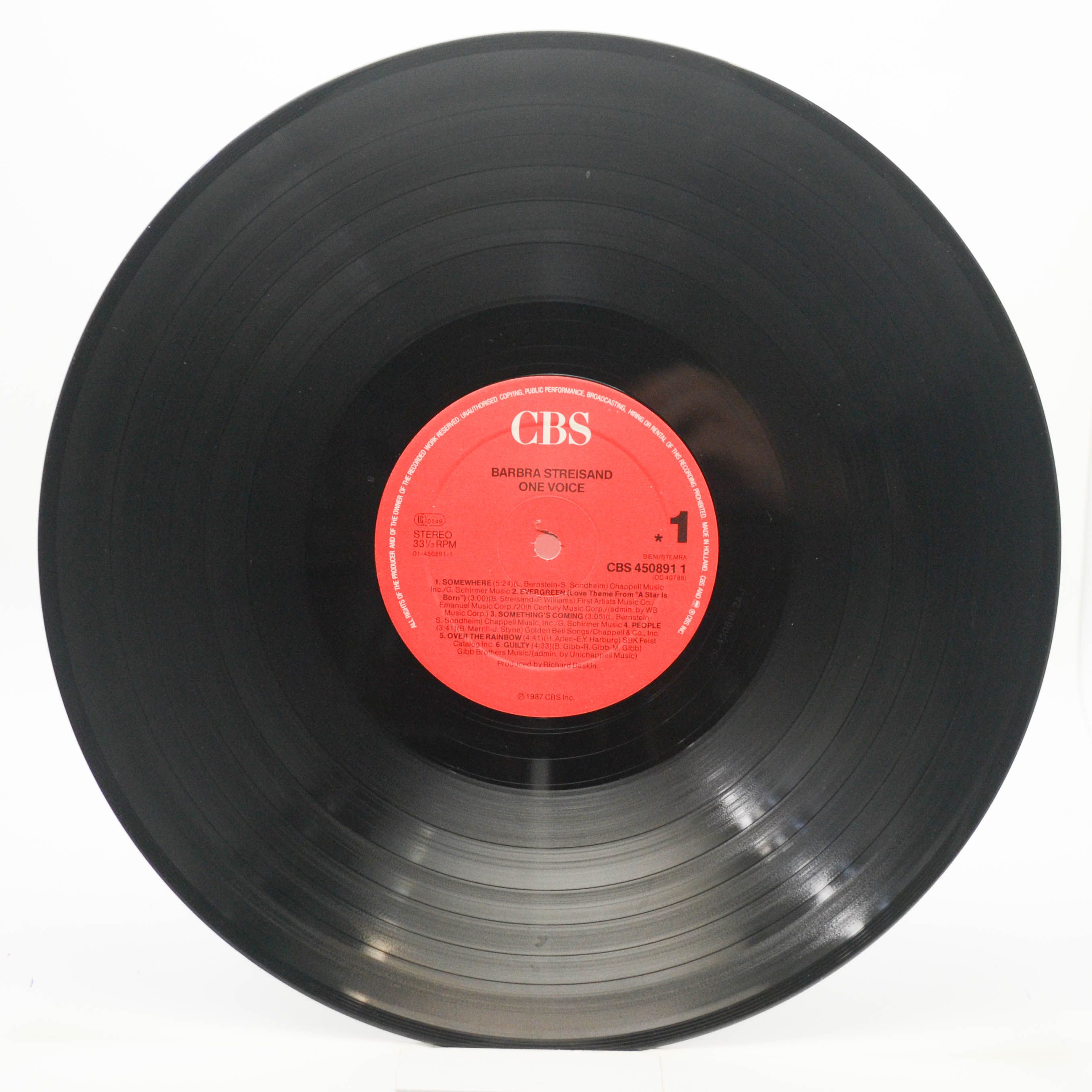 Barbra Streisand — One Voice, 1987