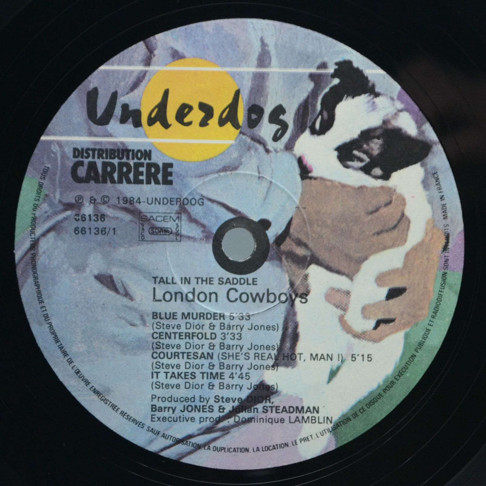 Виниловая пластинка London Cowboys — Tall In The Saddle, 1984