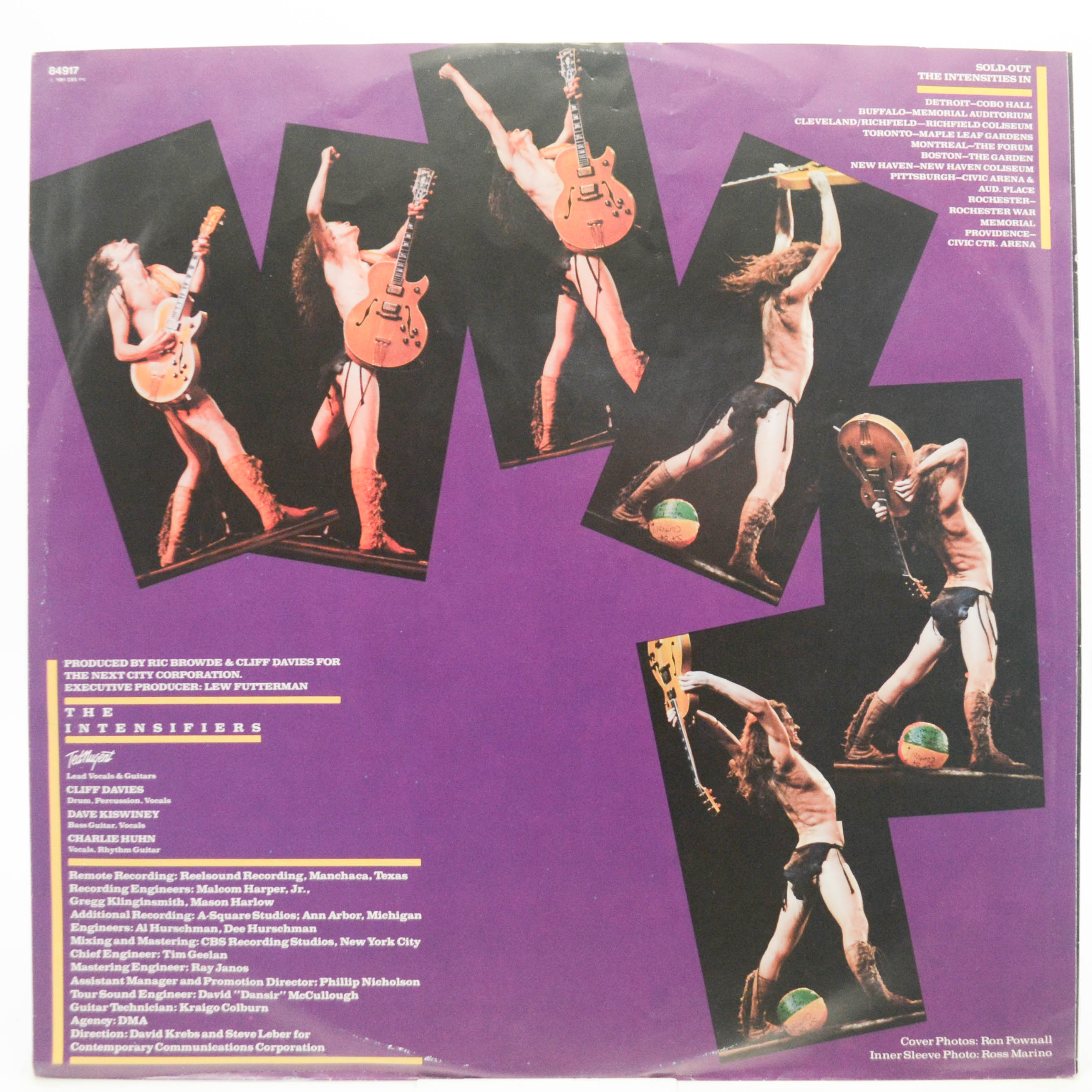 Ted Nugent — Intensities In 10 Cities, 1981