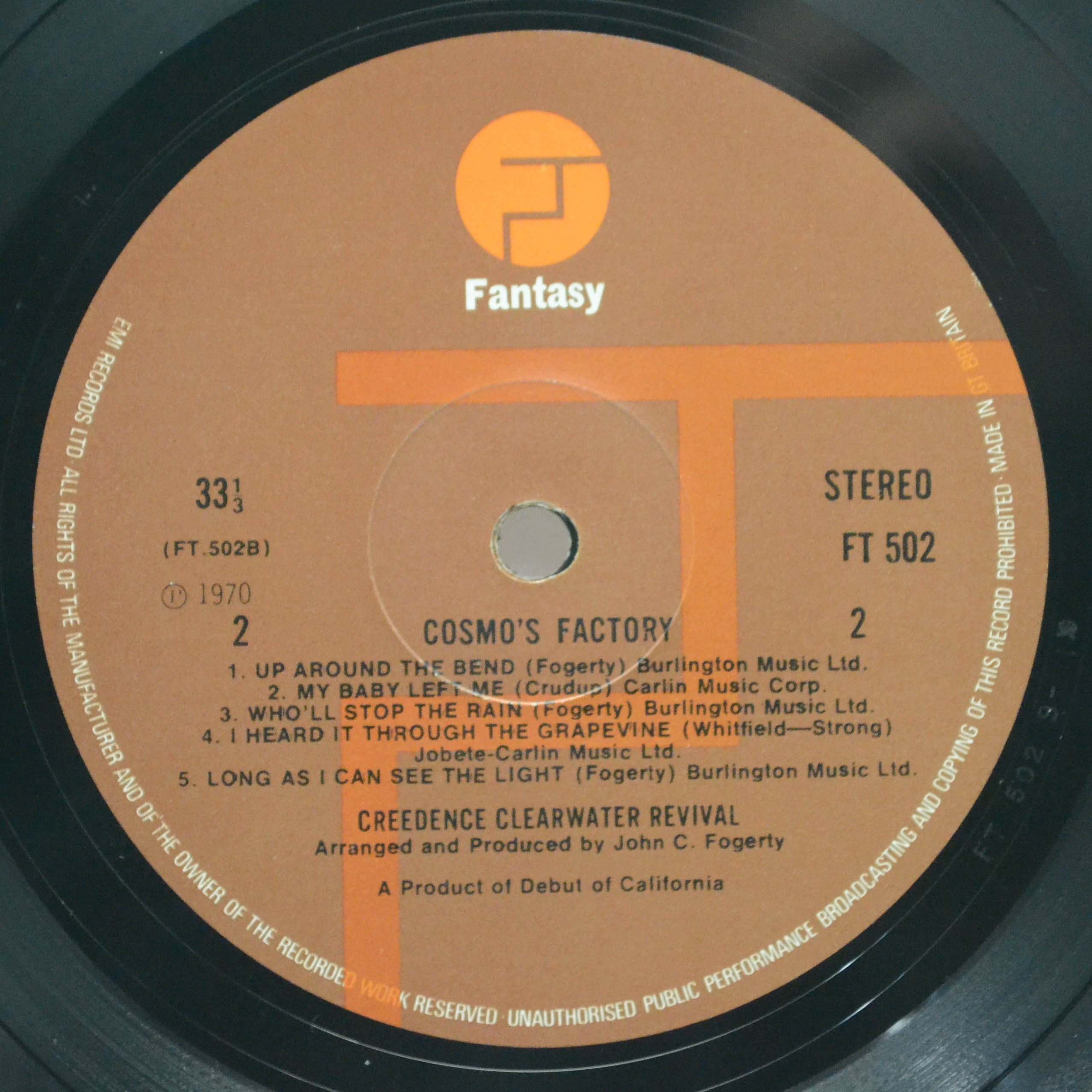Creedence Clearwater Revival — Cosmo's Factory (UK), 1970