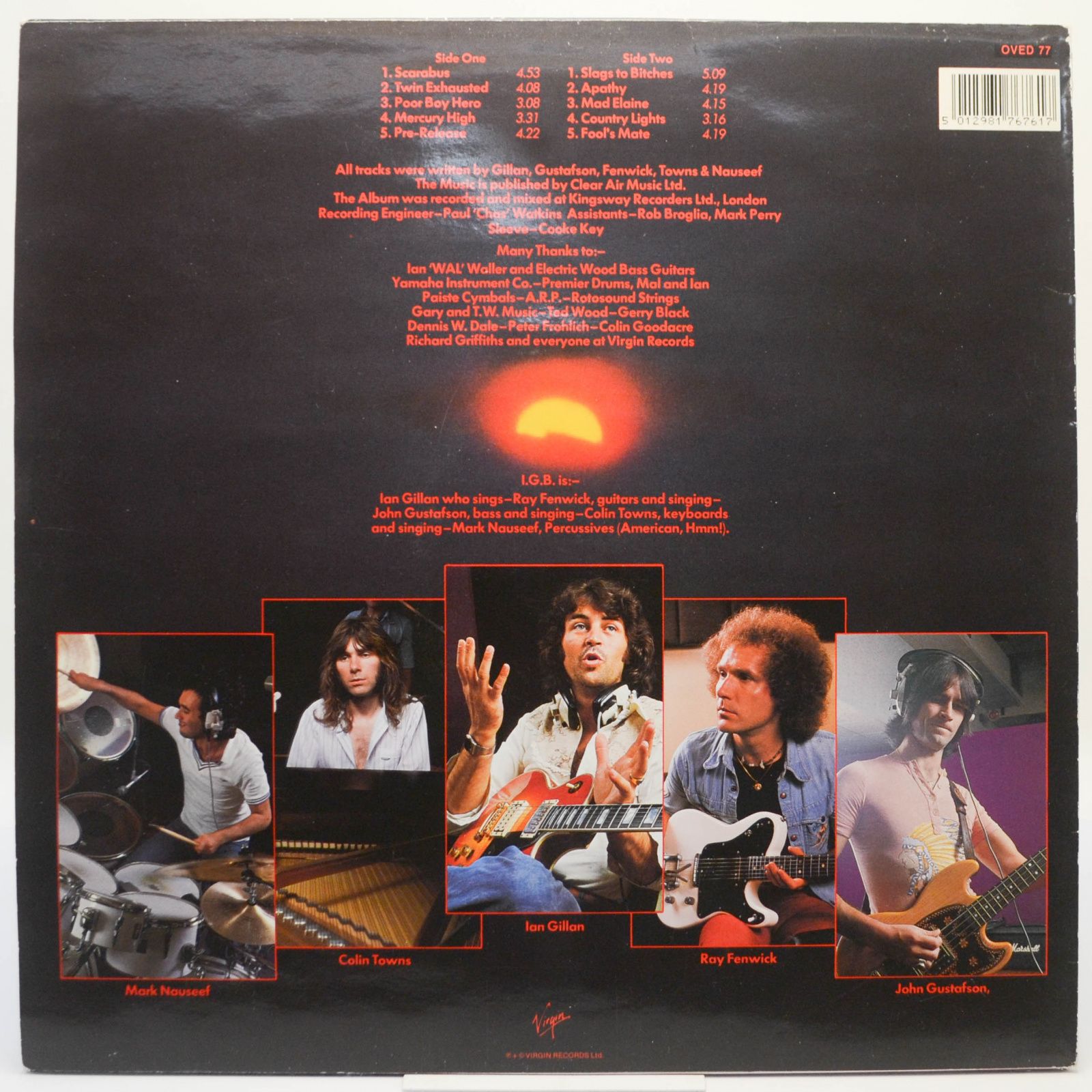 Ian Gillan Band — Scarabus (UK), 1982