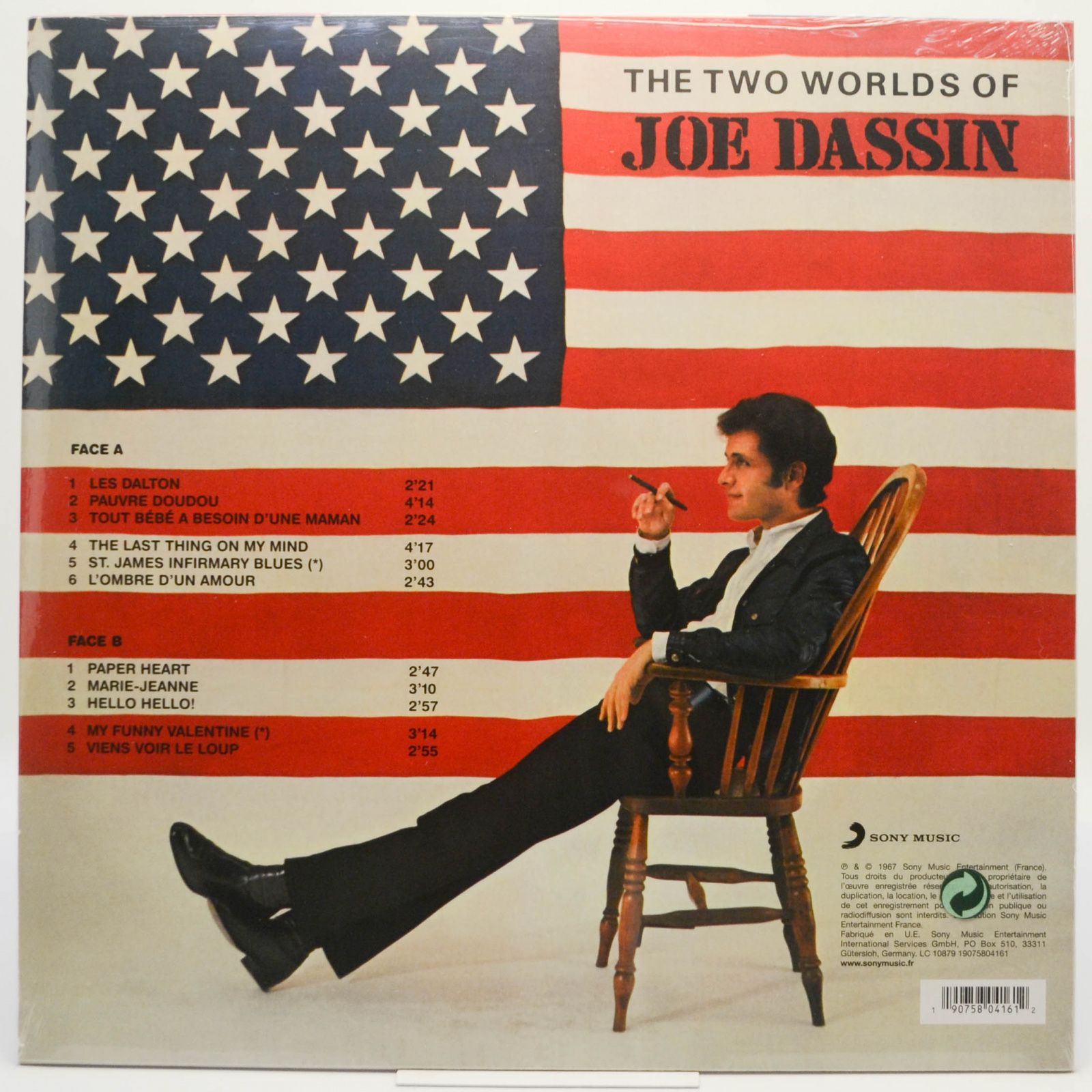 Виниловая пластинка Joe Dassin — Les Deux Mondes De Joe Dassin, 2018