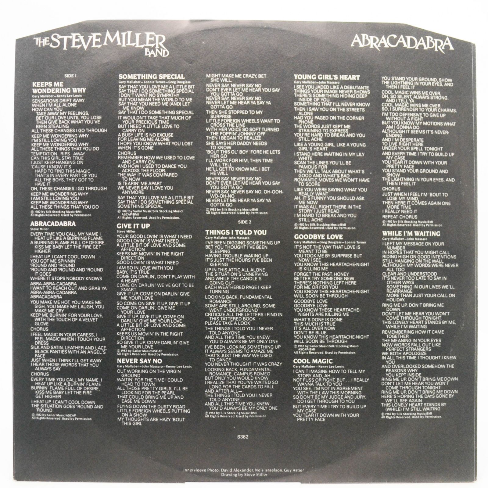 Виниловая пластинка Steve Miller Band — Abracadabra, 1982