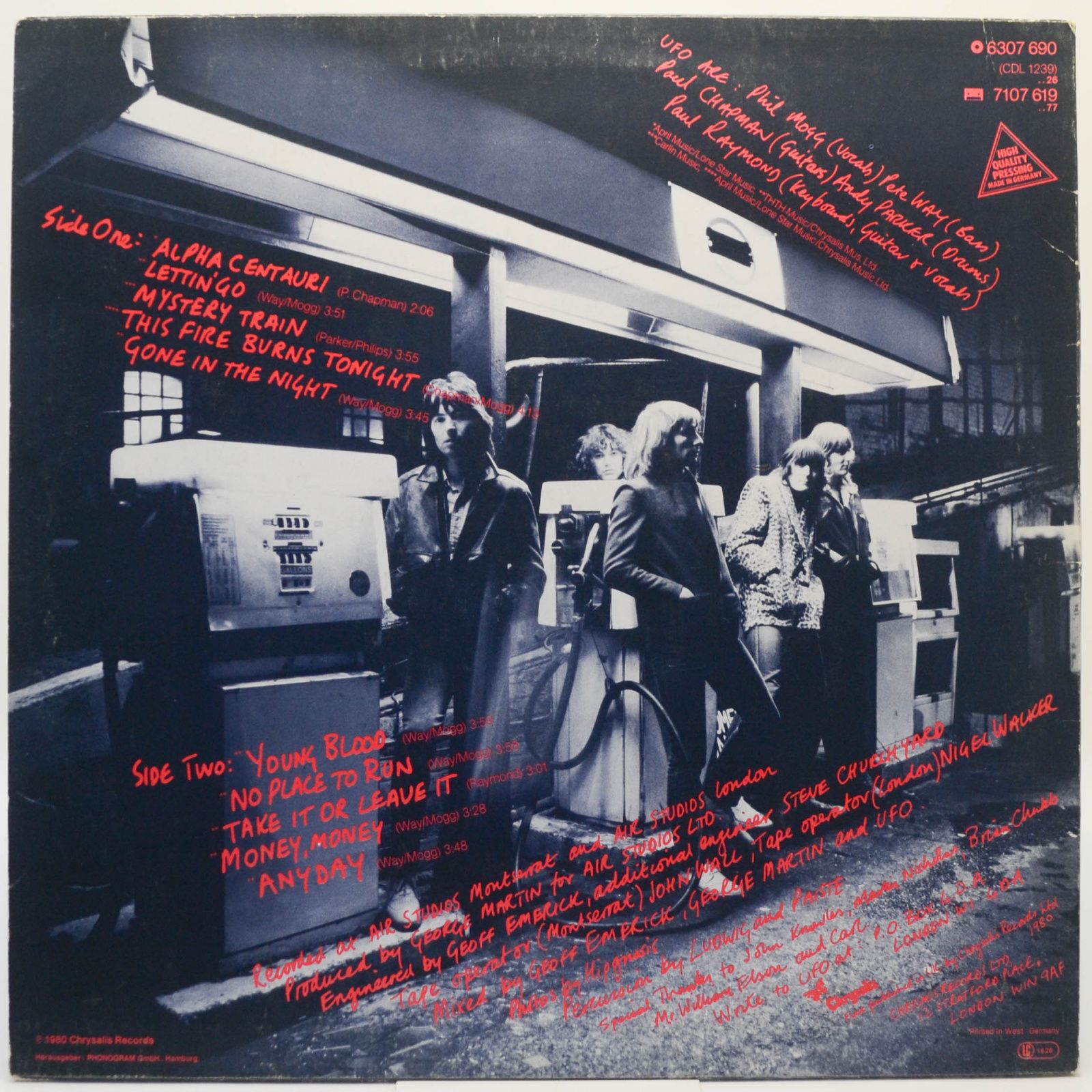 UFO — No Place To Run, 1980